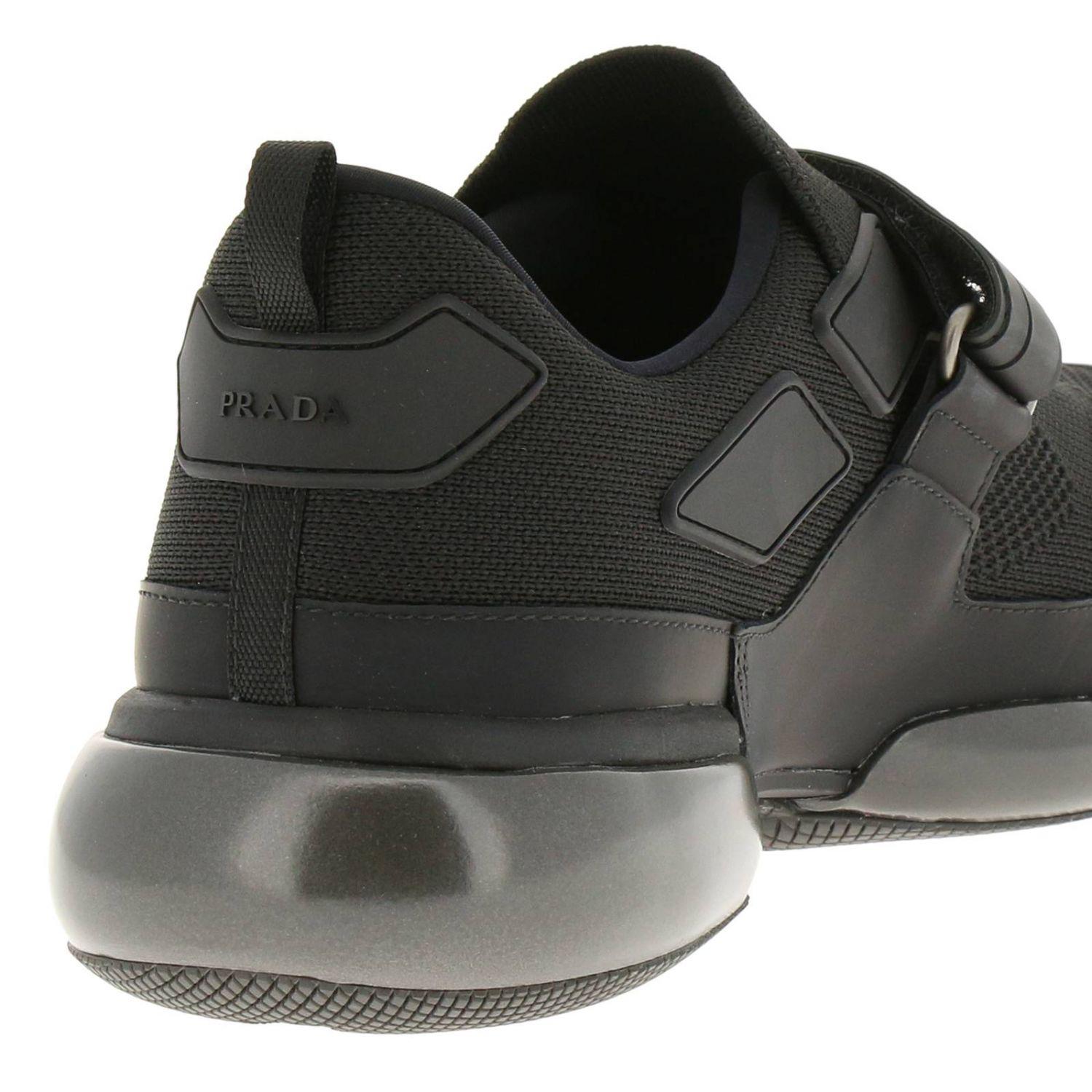 prada trainers black mens