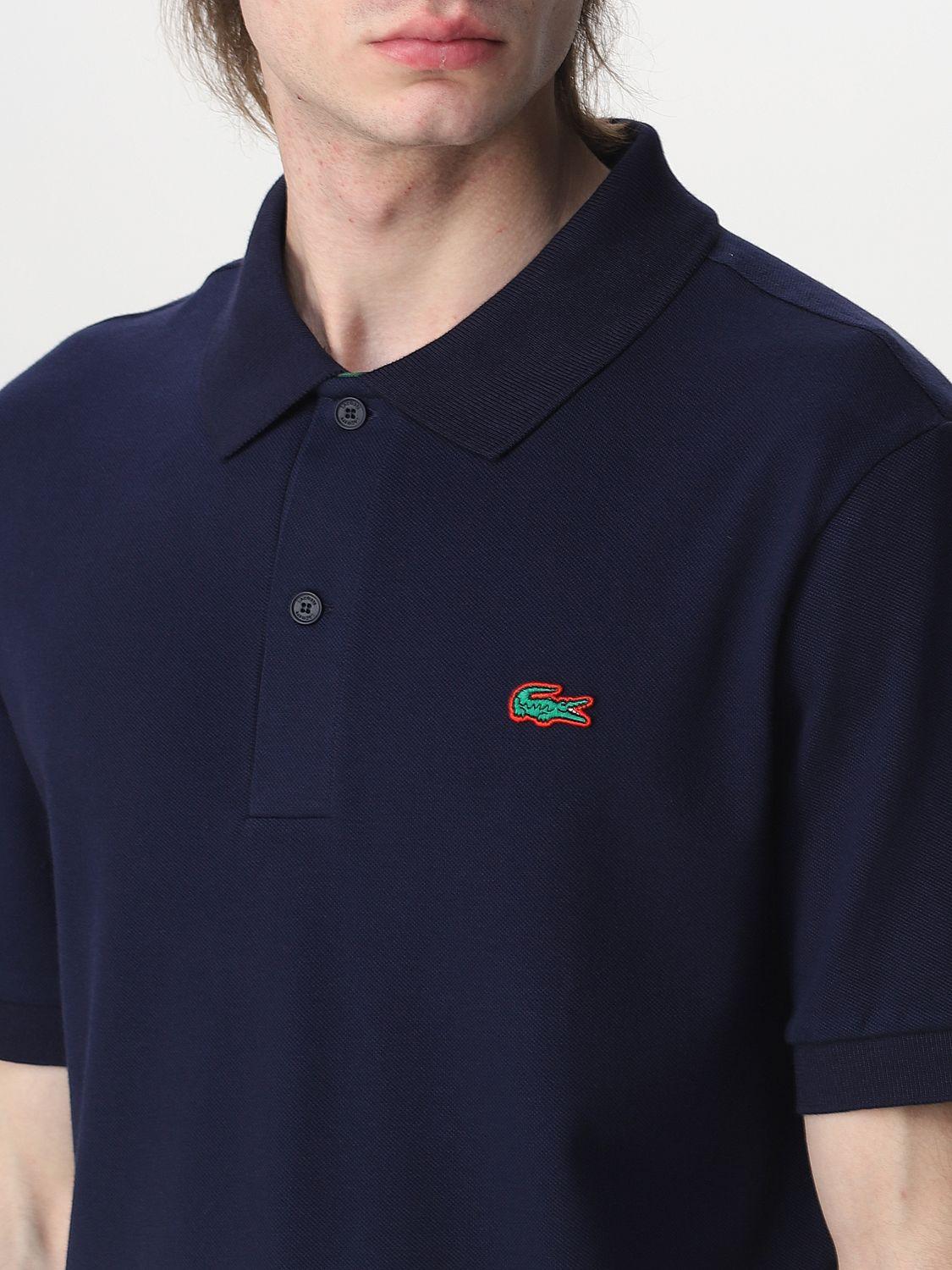navy lacoste polo