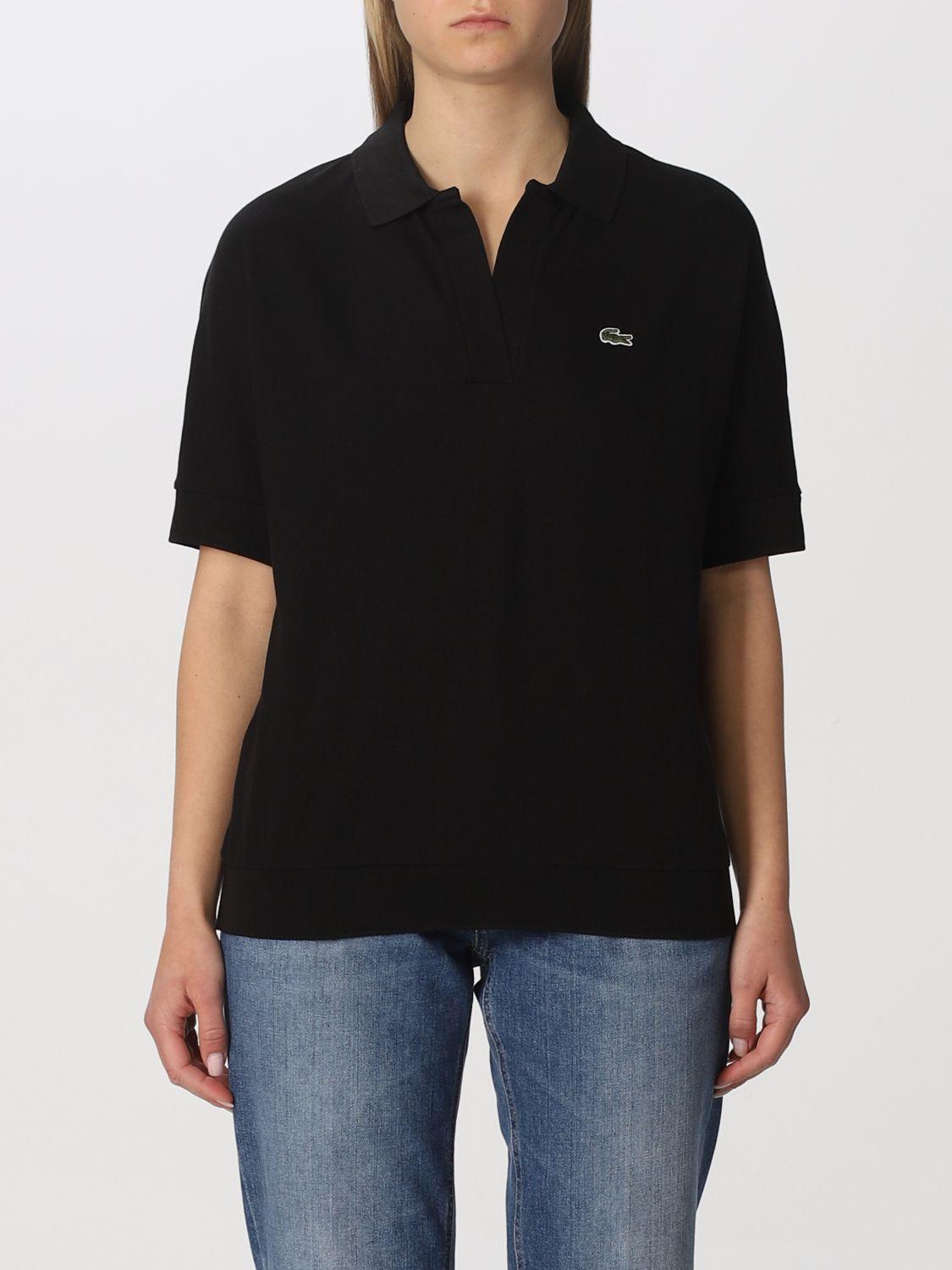 Lacoste Polo Shirt in Black | Lyst