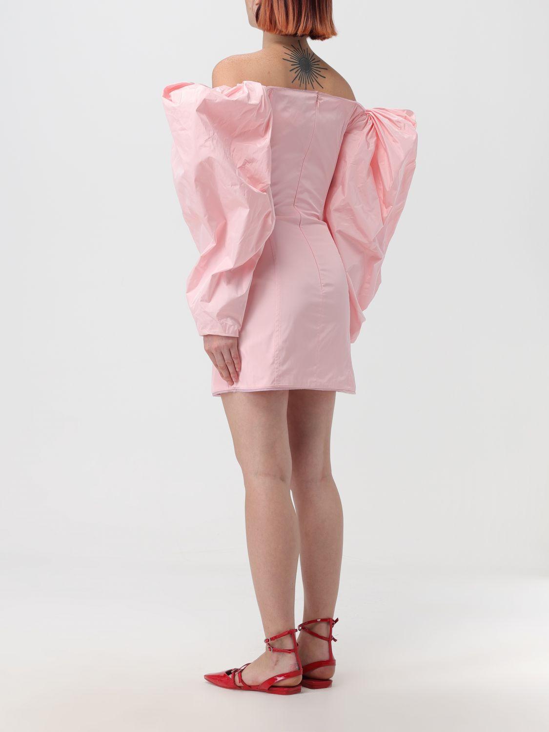 ワンピース JACQUEMUS Woman Dress Pink 21H213DR0091020 431 NIKE Nike x Jacquemus - Open-Back Asymmetric Twisted Stretch