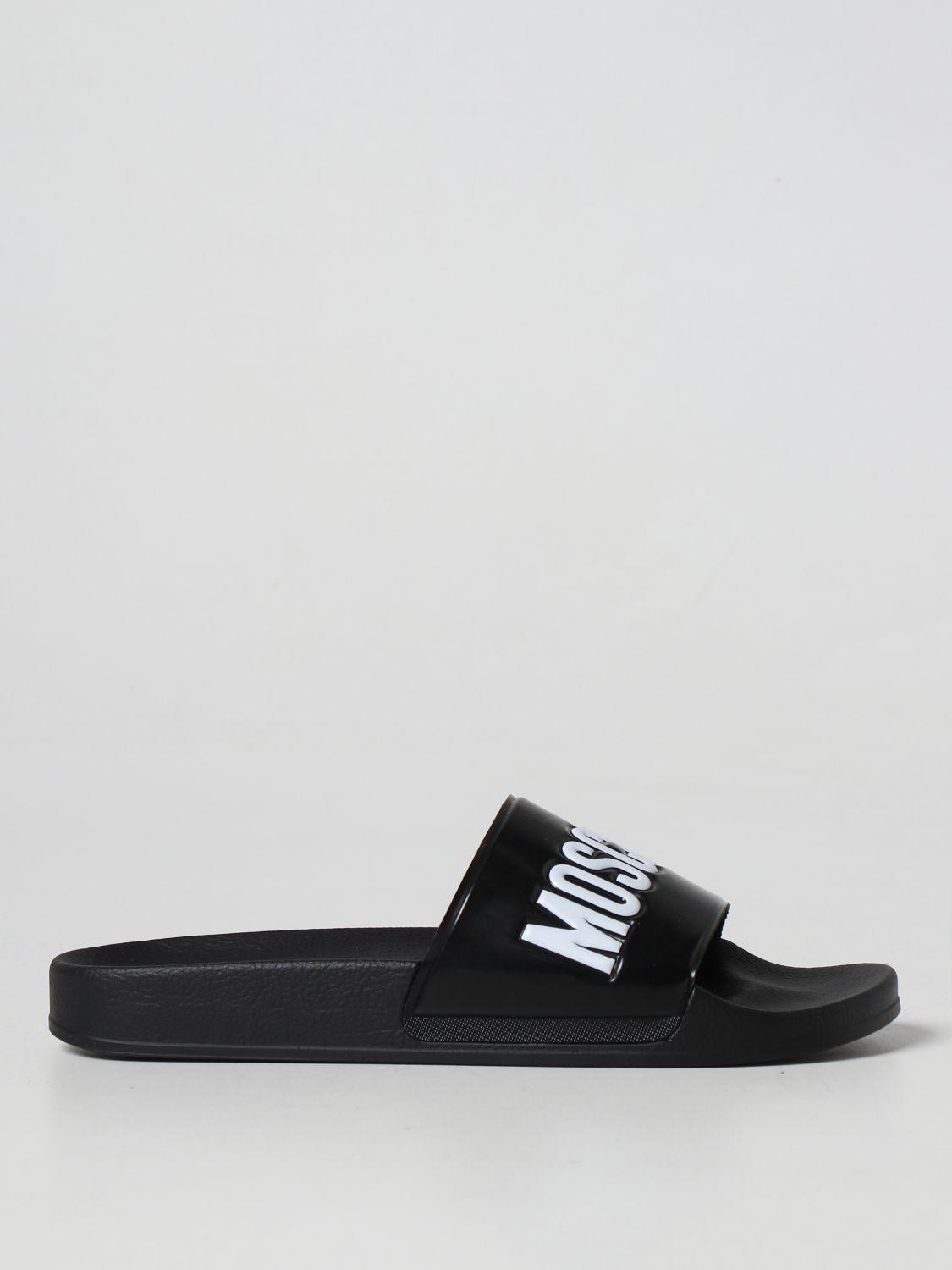 Moschino Couture Sandals in Black for Men | Lyst