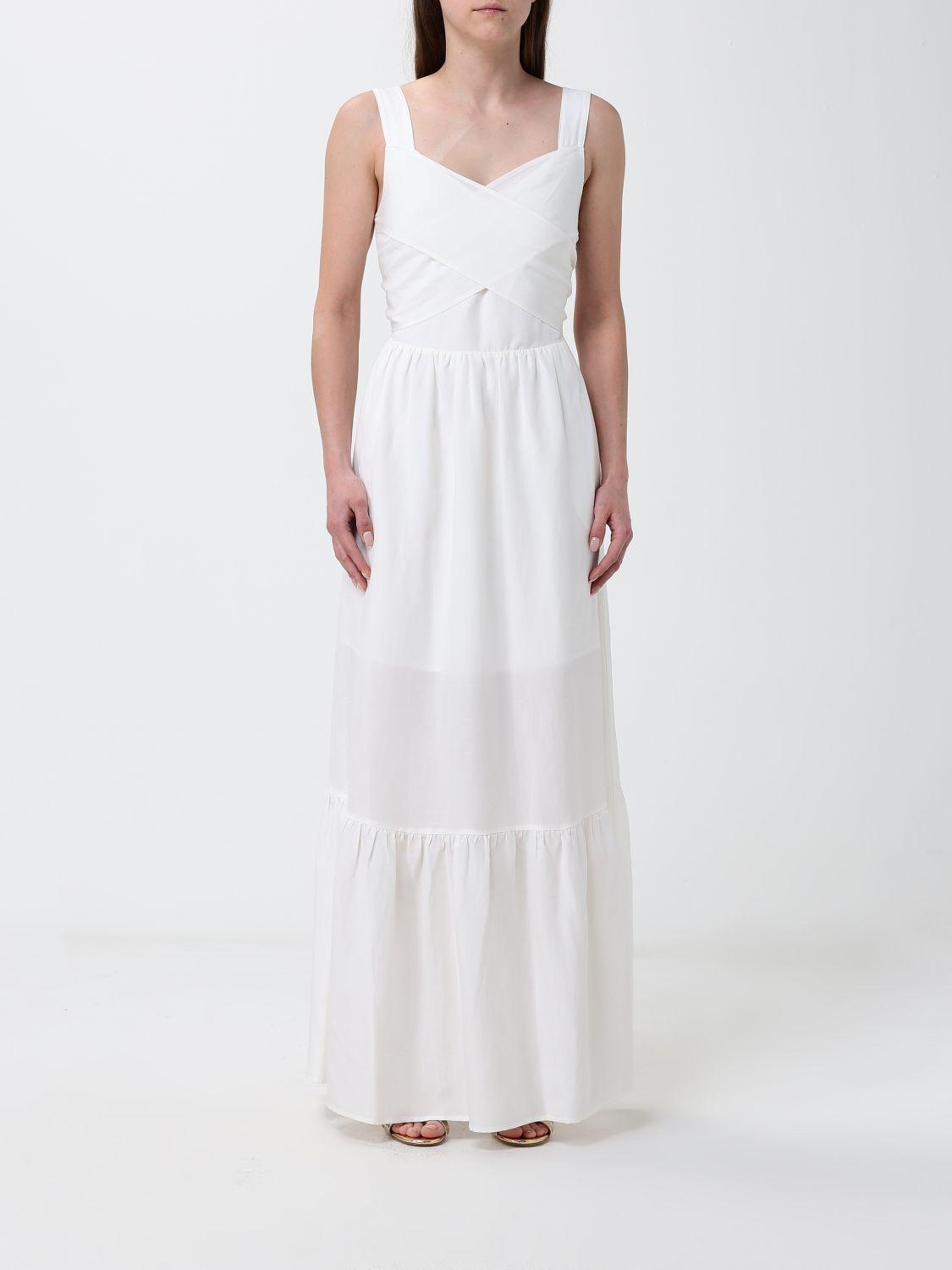 knee length dresses for ladies Liu Jo Lace Midi Off The Shoulder Dress
