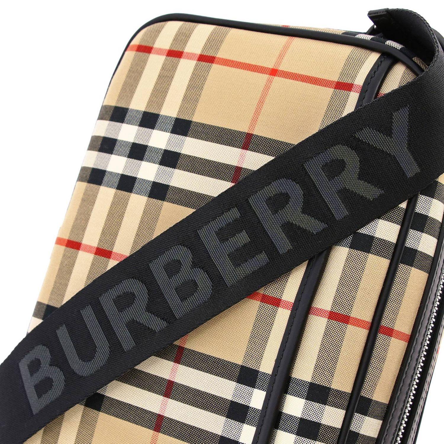 burberry side bag men's