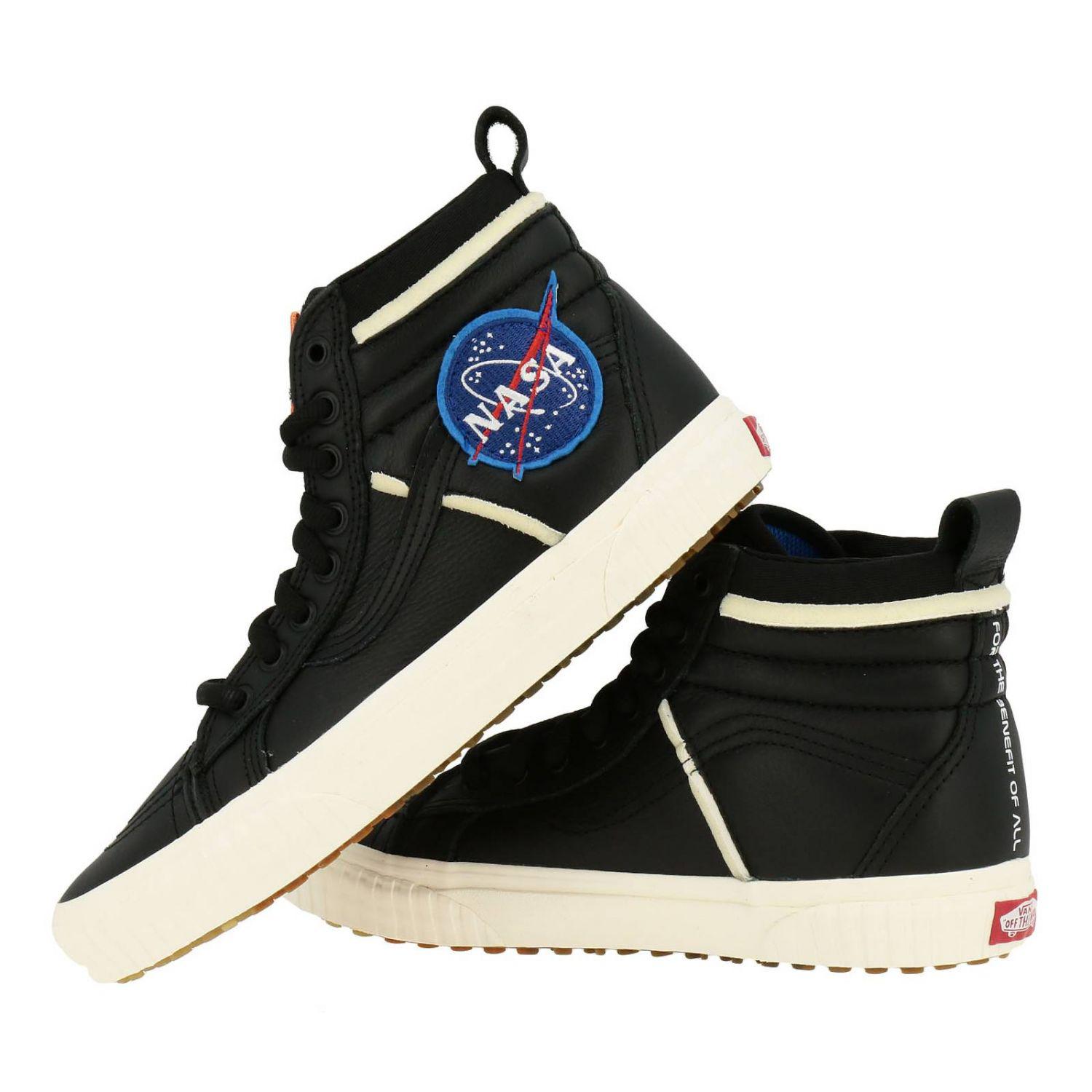 Vans Space Voyager Nasa Sneakers Sk8-hi 46 In Leather With Patch Apollo 11  in Black for Men | Lyst