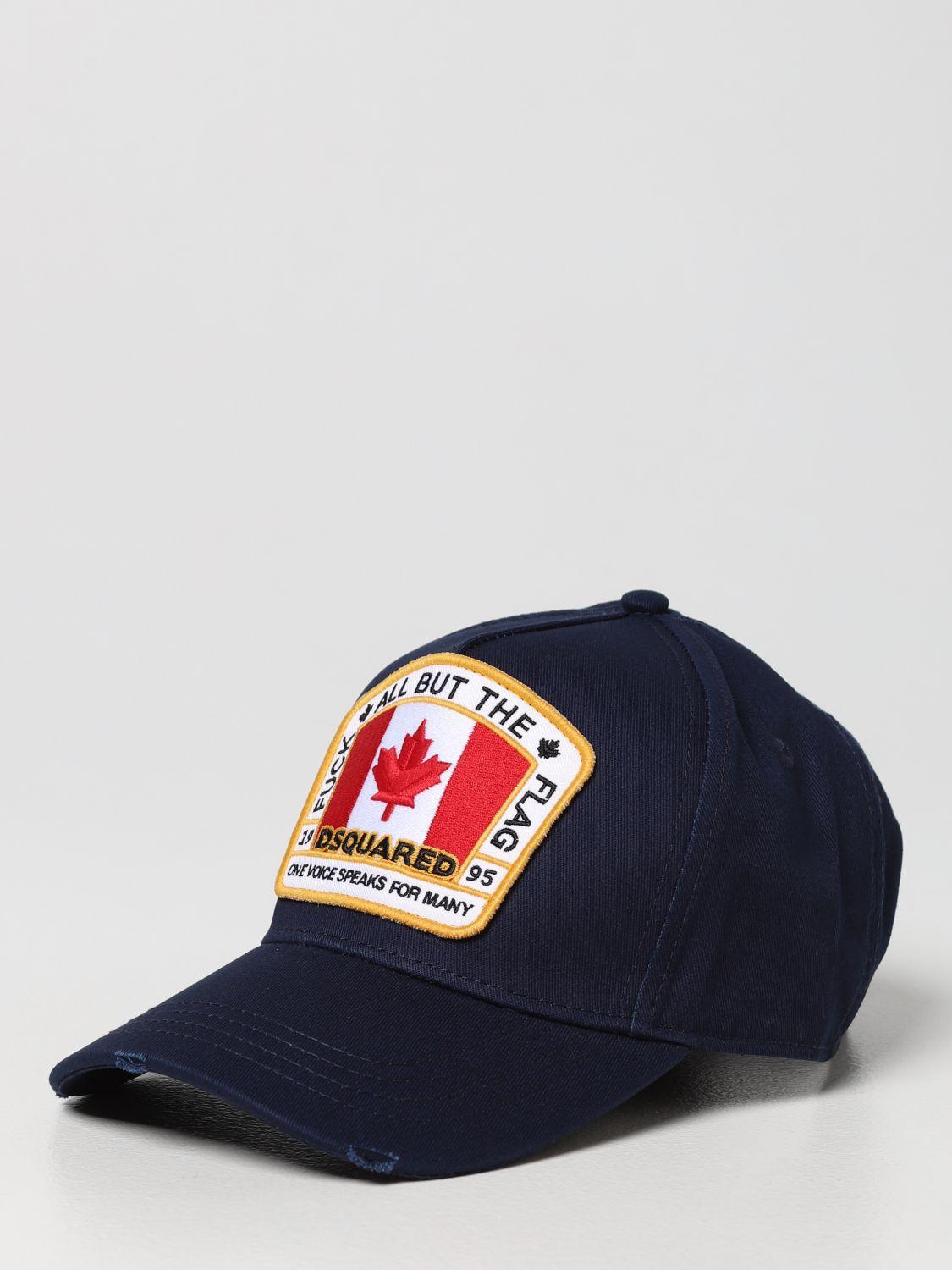 DSquared² Hat in Navy (Blue) for Men | Lyst