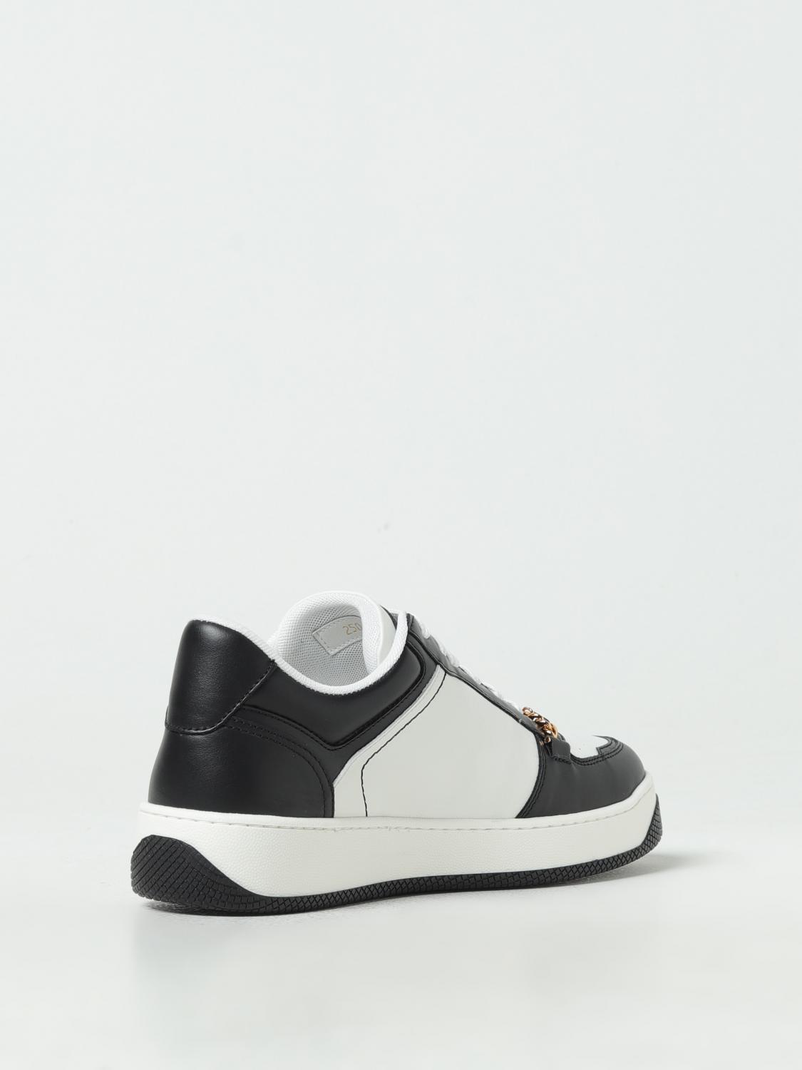 スニーカー ELISABETTA FRANCHI Leather sneakers with logo Elisabetta Franchi Woman Leather Sneakers with Double Logo C