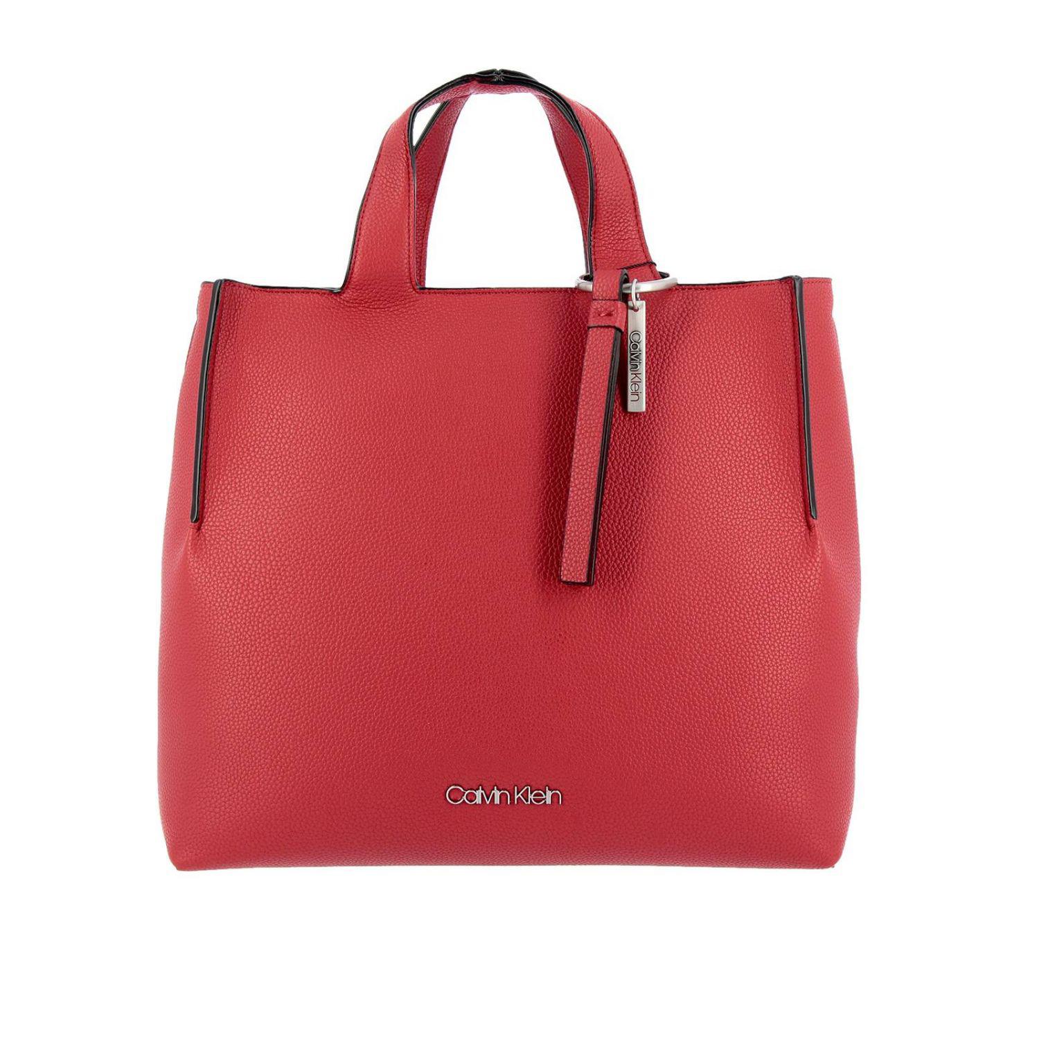 Calvin Klein Handbag Shoulder Bag Women in Red - Lyst