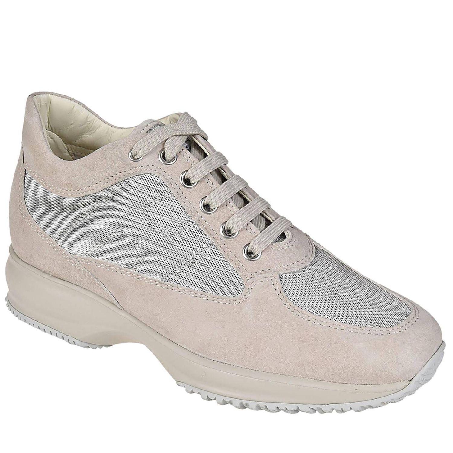 Hogan Leather Sneakers Shoes Women in Beige (Natural) - Lyst