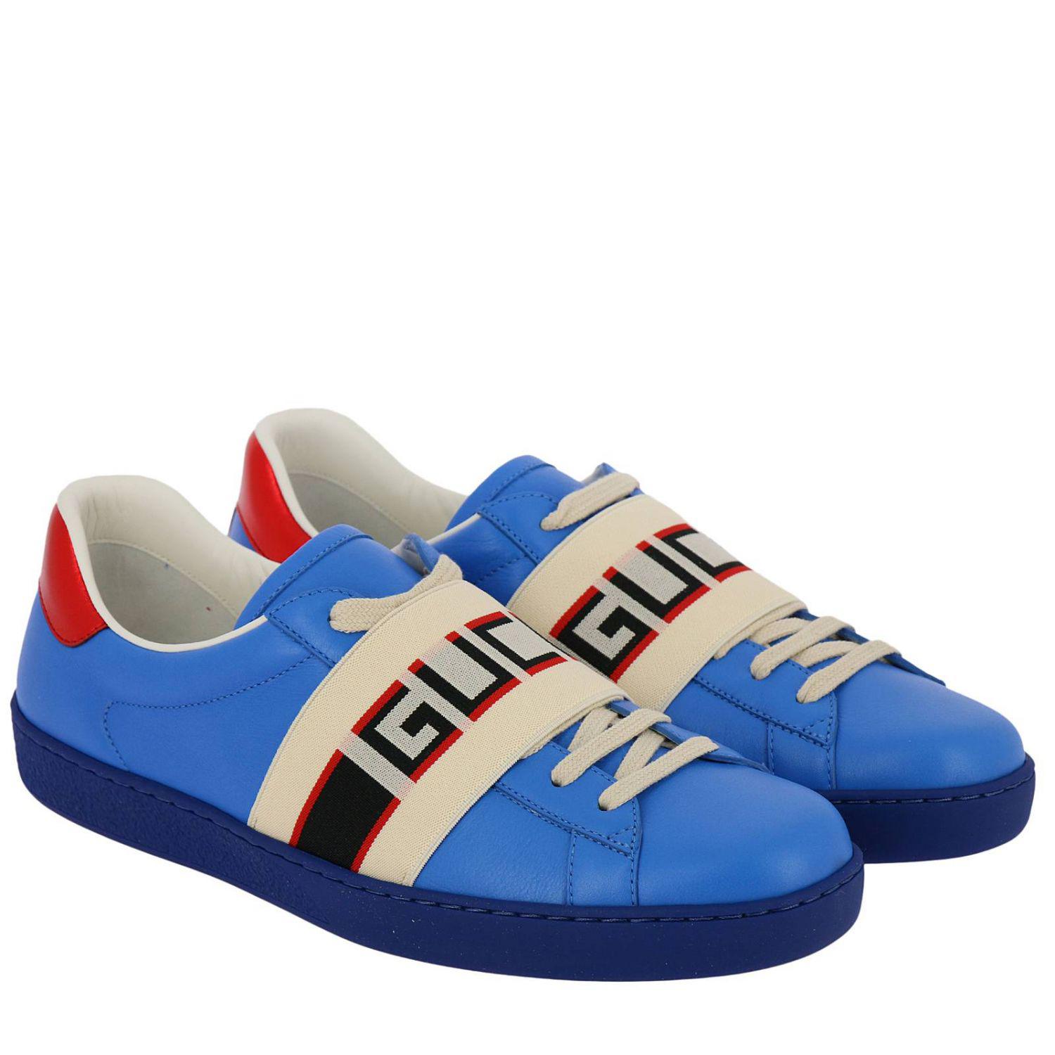 navy blue gucci sneakers