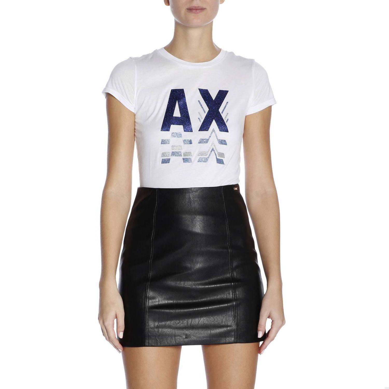 Exchange White Women Lyst Armani T Shirt In Bx0P5Pf7wq