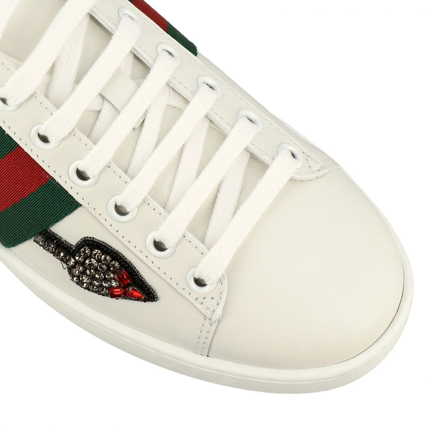 gucci arrow trainers