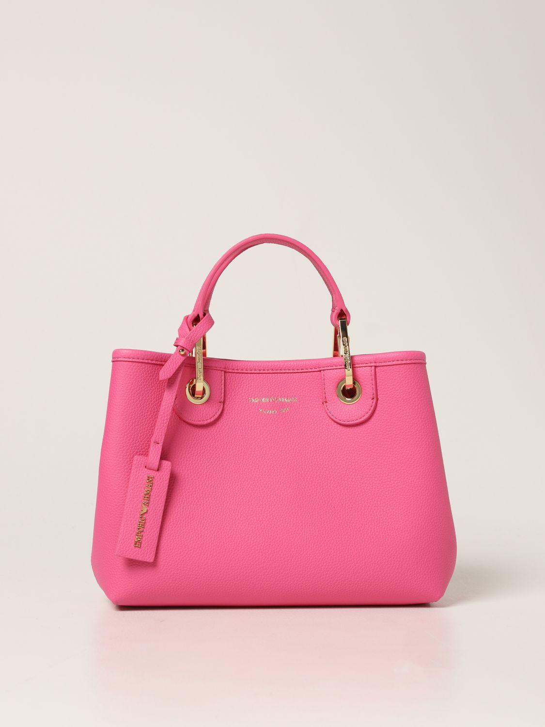 Emporio Armani Tote Bags in Pink | Lyst