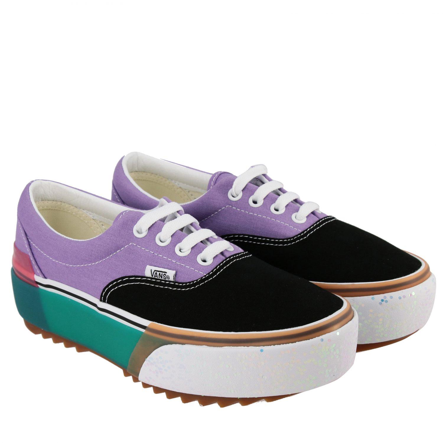 Vans Era Stacked Shoes (trainers) in Purple | Lyst