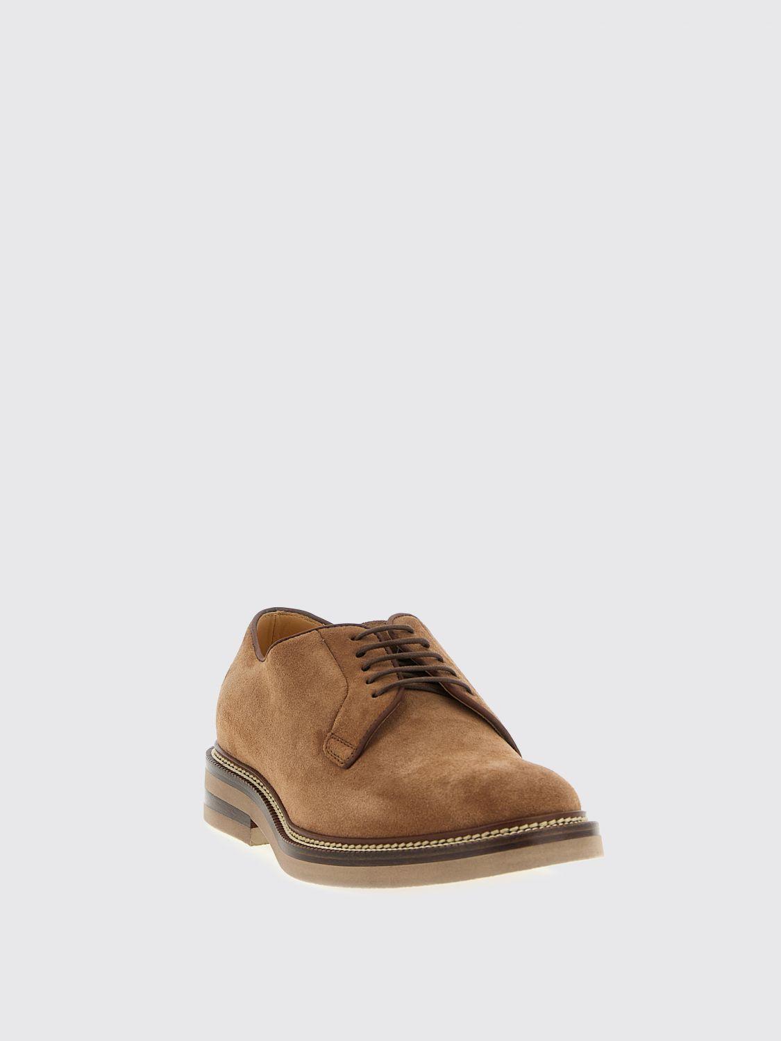 ローファー・オックスフォード BRUNELLO CUCINELLI Women Laced up Shoes MZSLC2929C9122 Brown Men's elegant lace-up shoes | Brunello Cucinelli