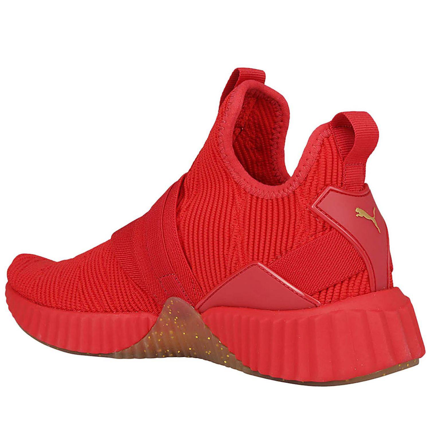 puma mid defy red
