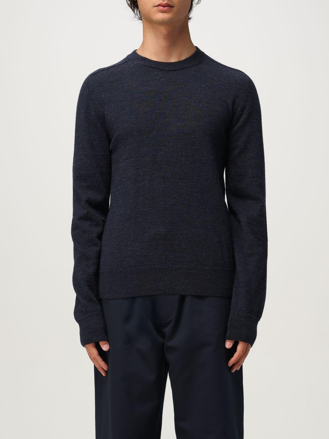 トップス maison martin margiela crew neck sweat Maison Margiela Knit crew neck sweater with stitch detailing