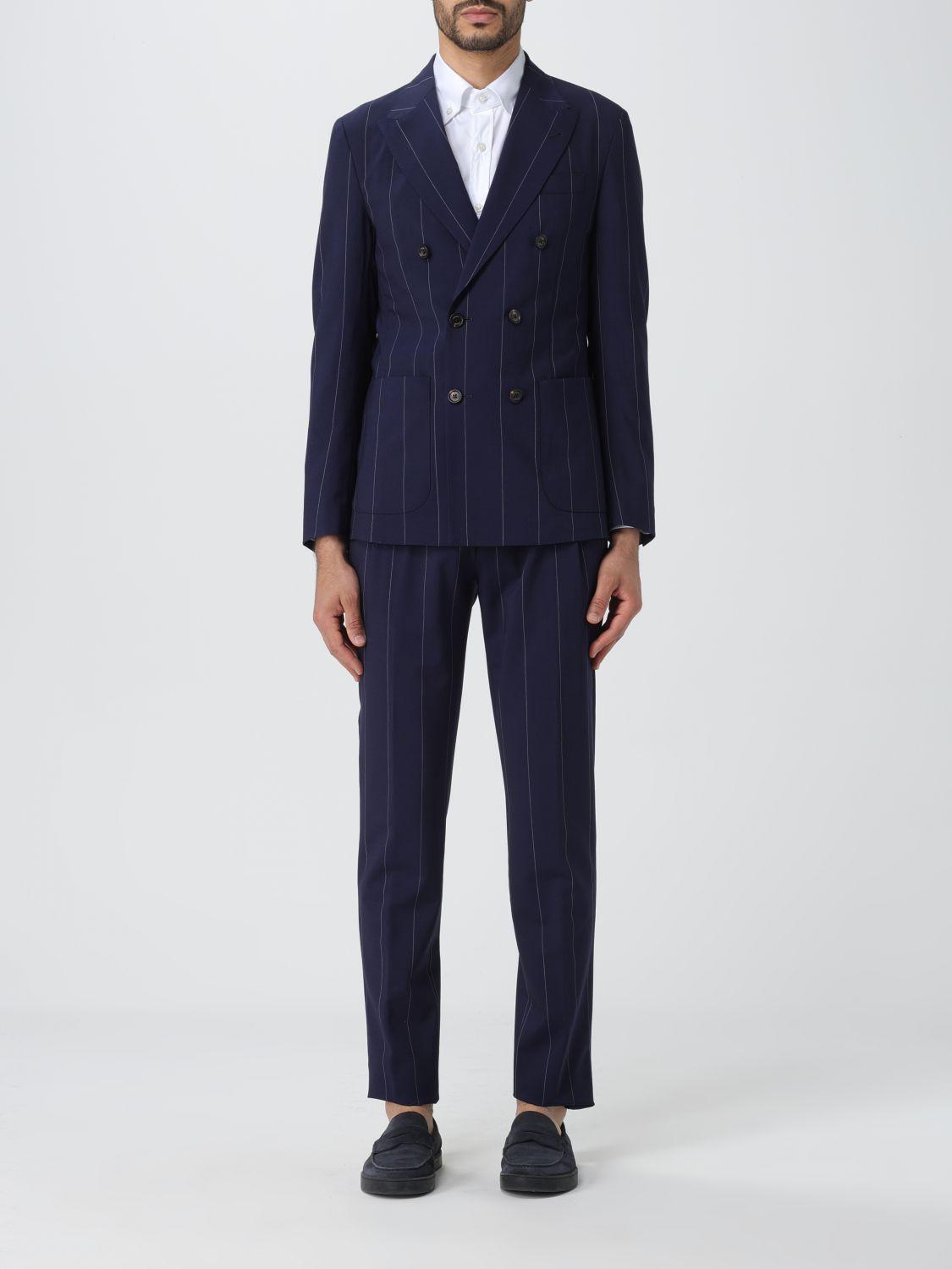 Eleventy single-breasted wool suit - Black