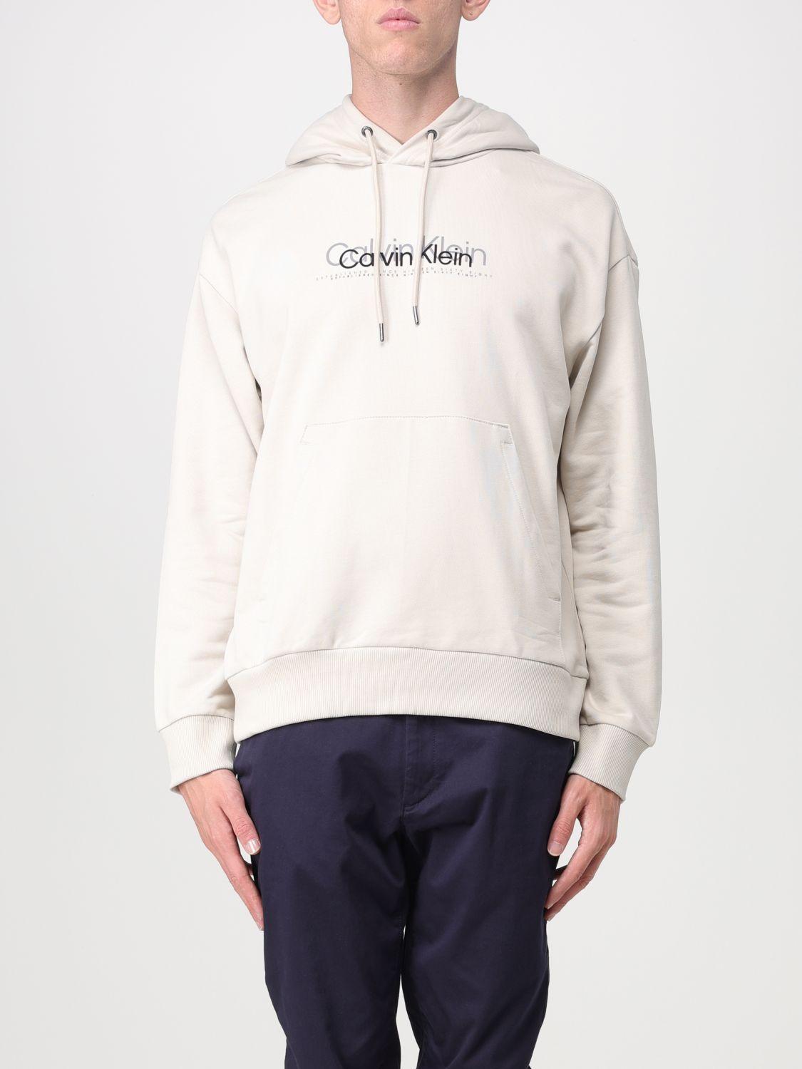 Calvin Klein Sweatshirt in White for Men | Lyst