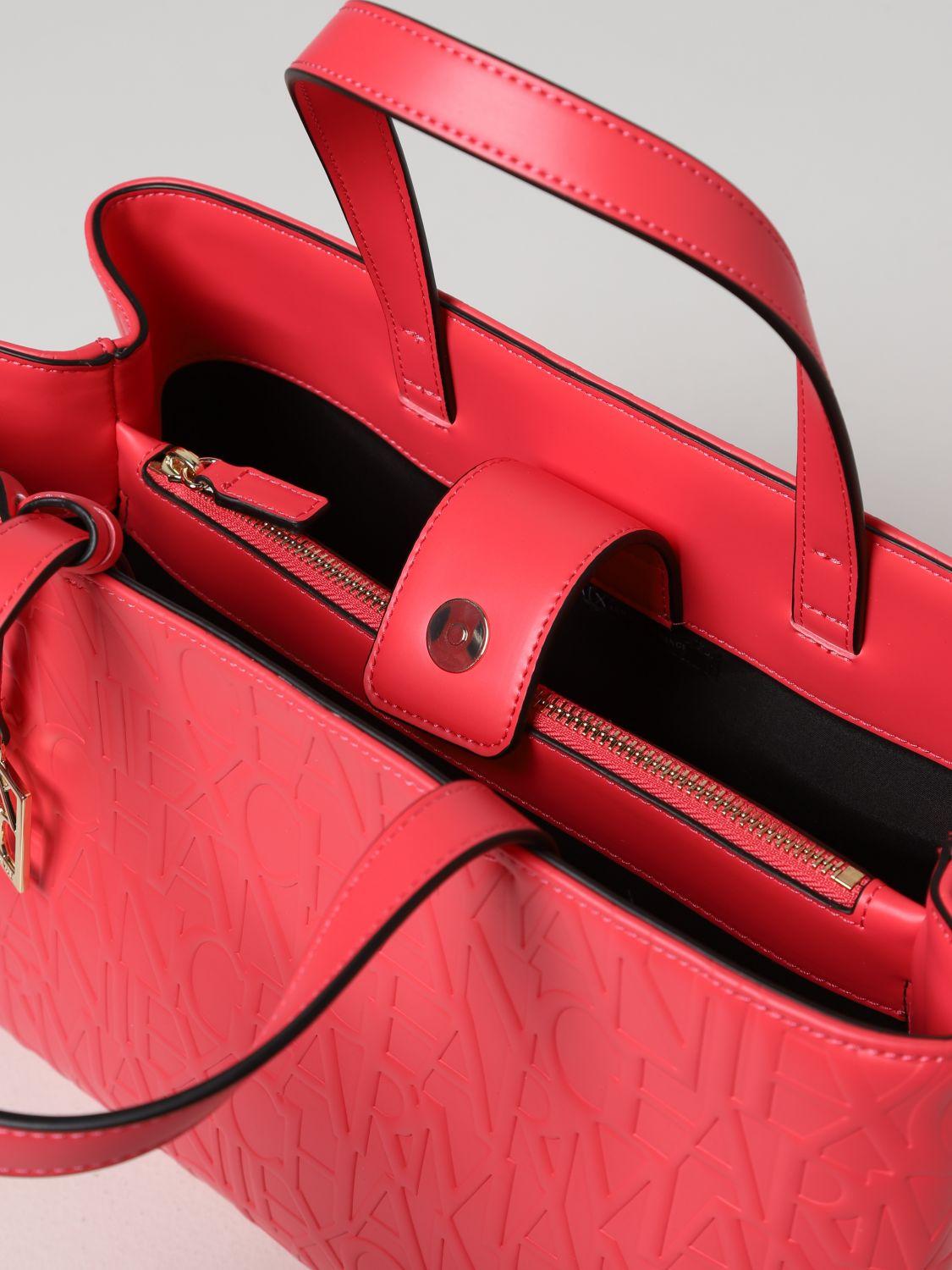 Armani Exchange Handbag in Pink | Lyst