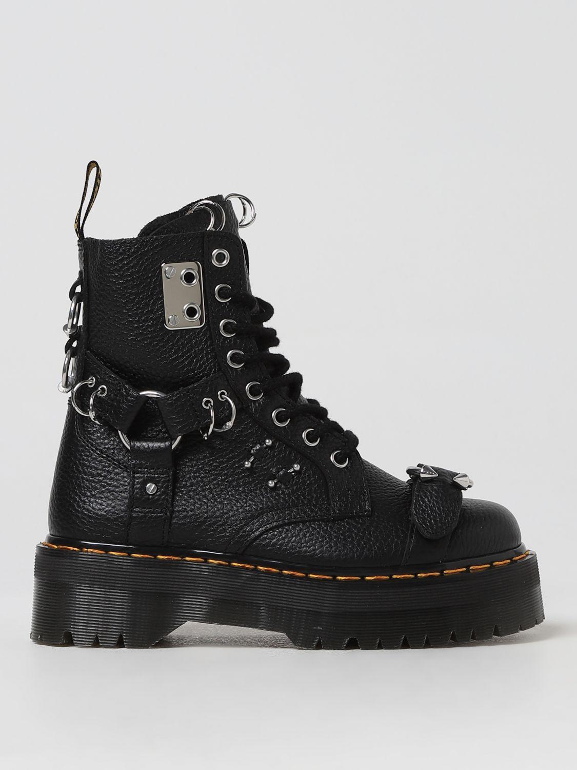 Dr. Martens Flat Ankle Boots in Black Lyst Canada