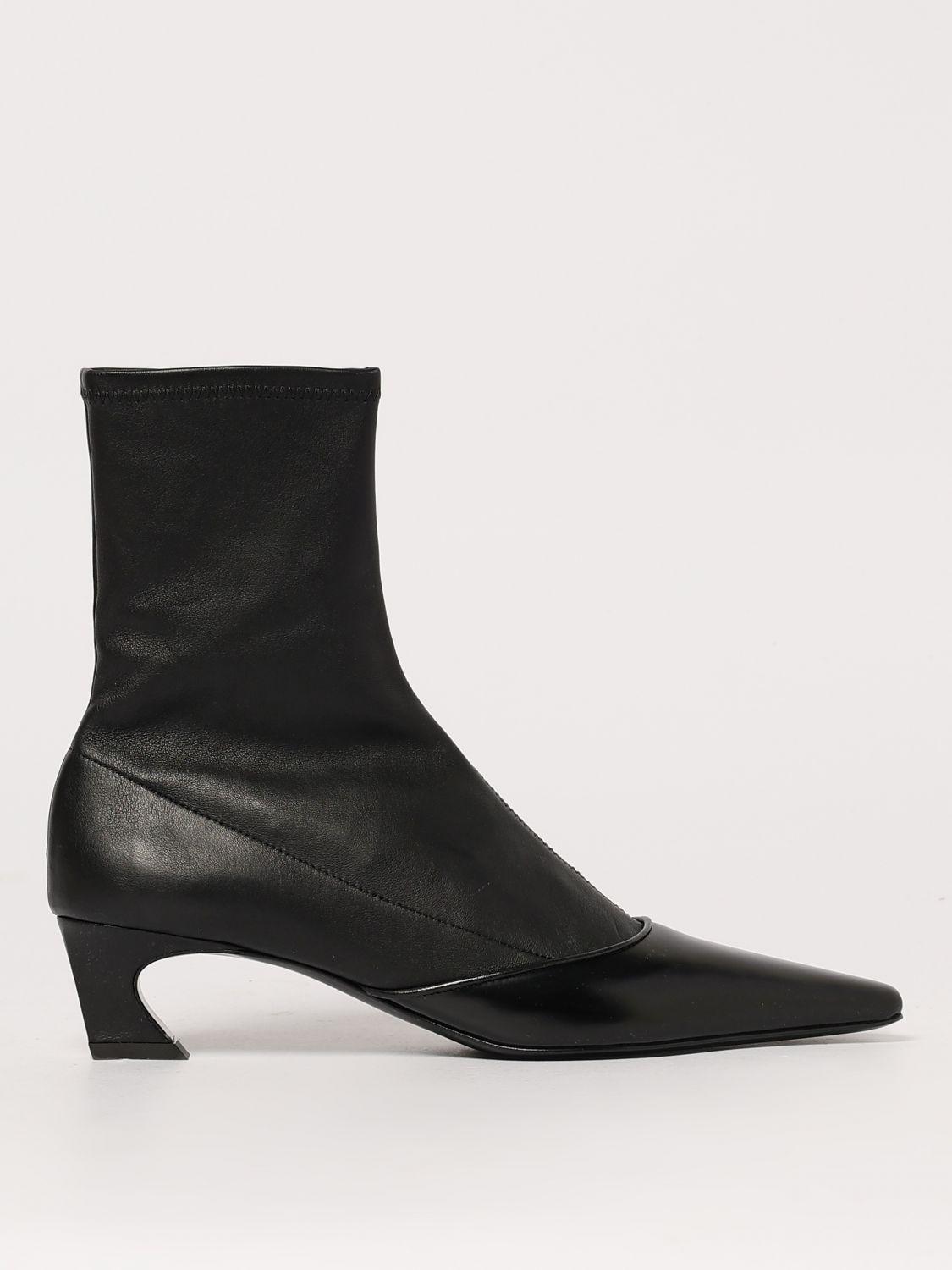 ミドルブーツ ACNE STUDIOS Women Boots AD0578 SHOE000695900 Black Acne Studios - Leather ankle boots - Black