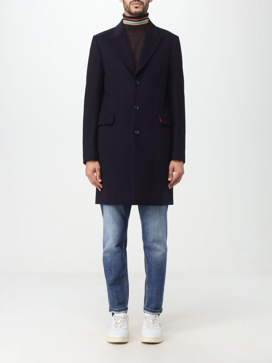 PS by Paul Smith Coat in Blue for Men | Lyst