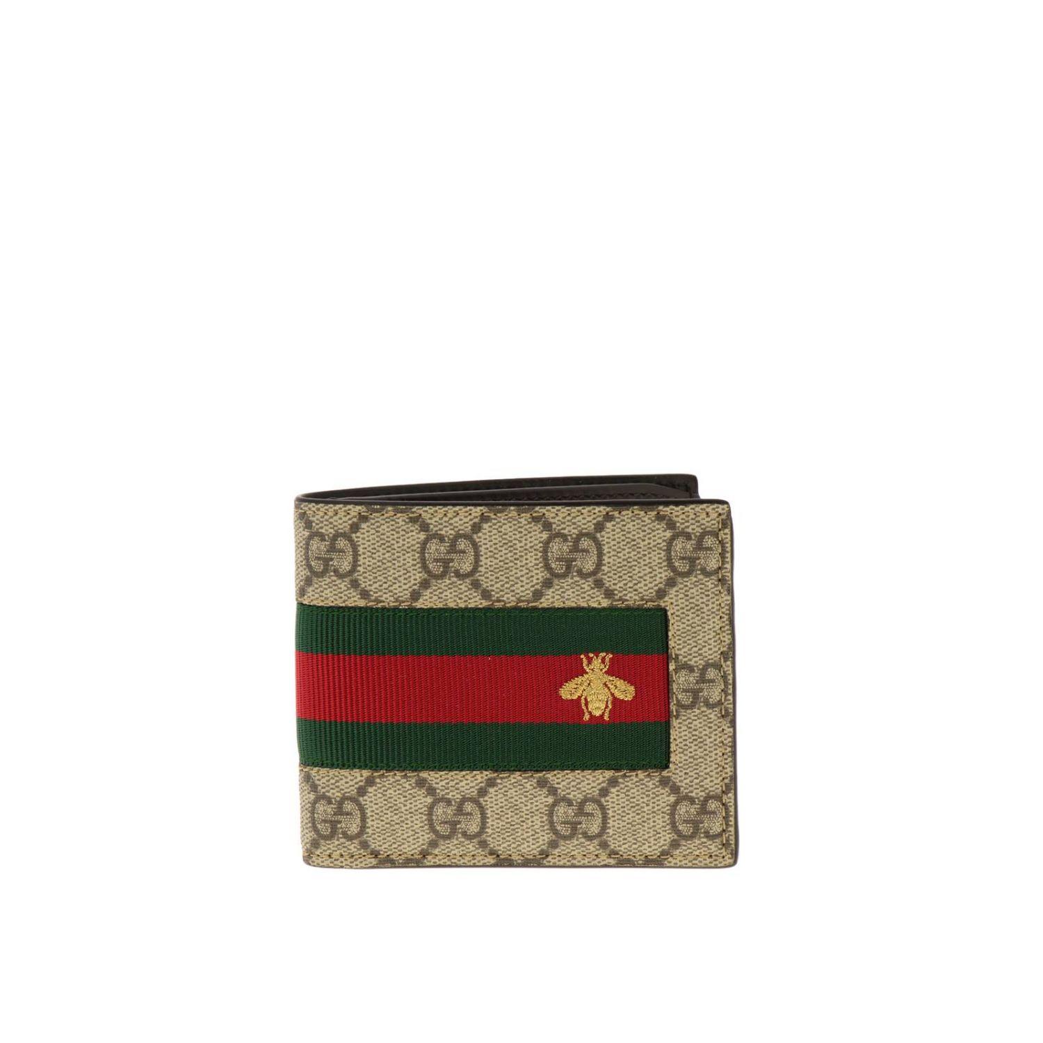 gucci wallet with bee