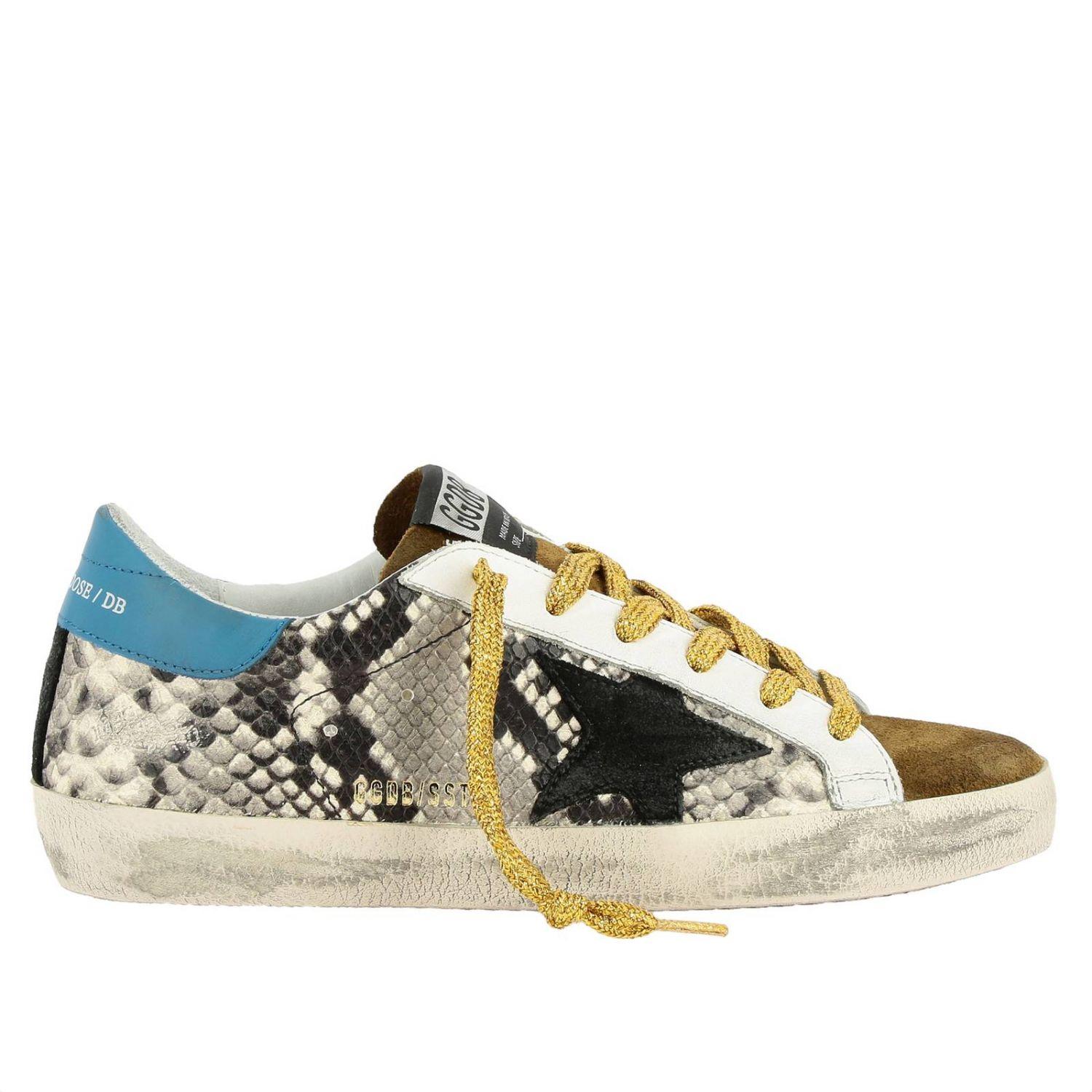golden goose python sneakers