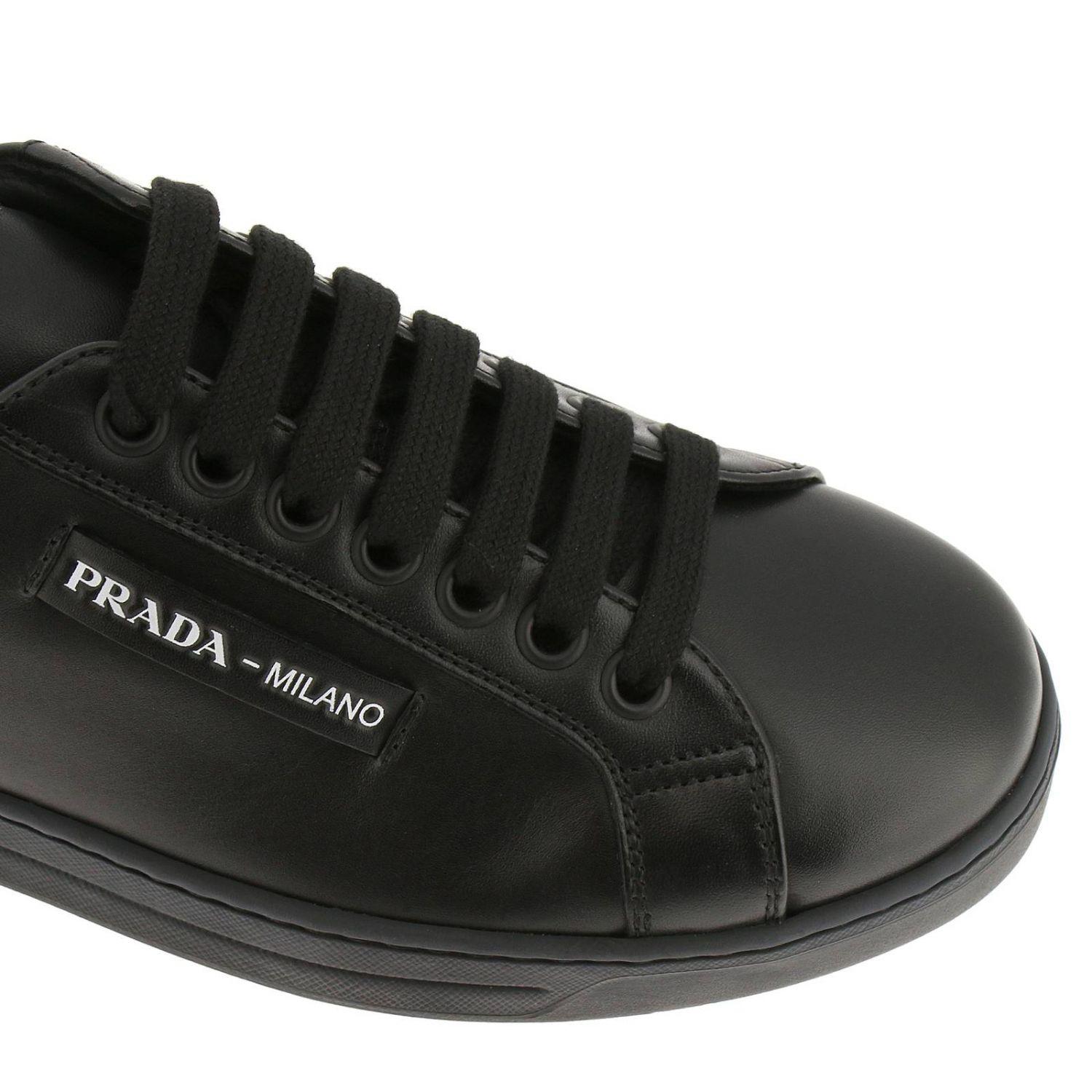 prada trainers black mens