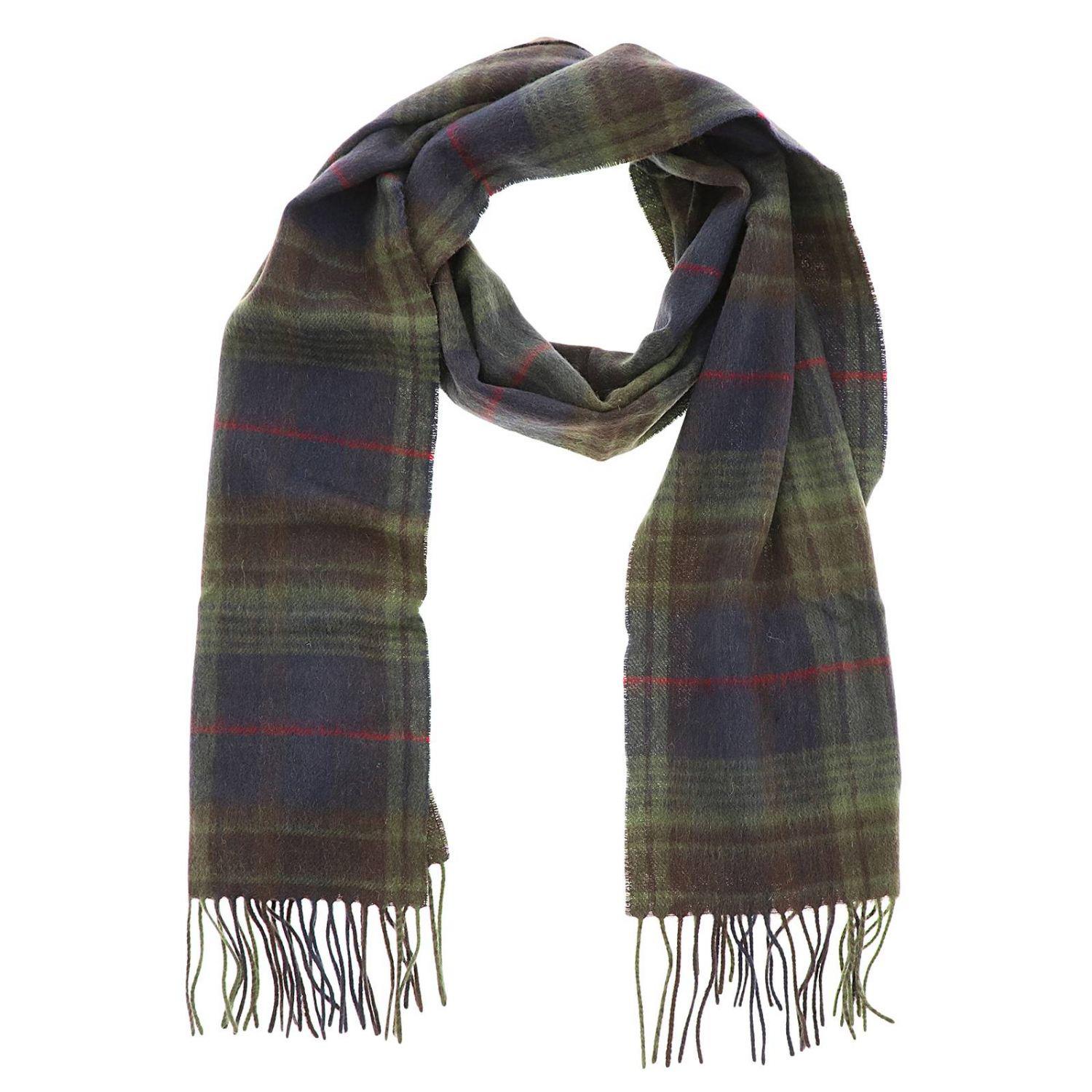 Barbour Wool Scarf Men in Forest Green (Green) for Men - Lyst