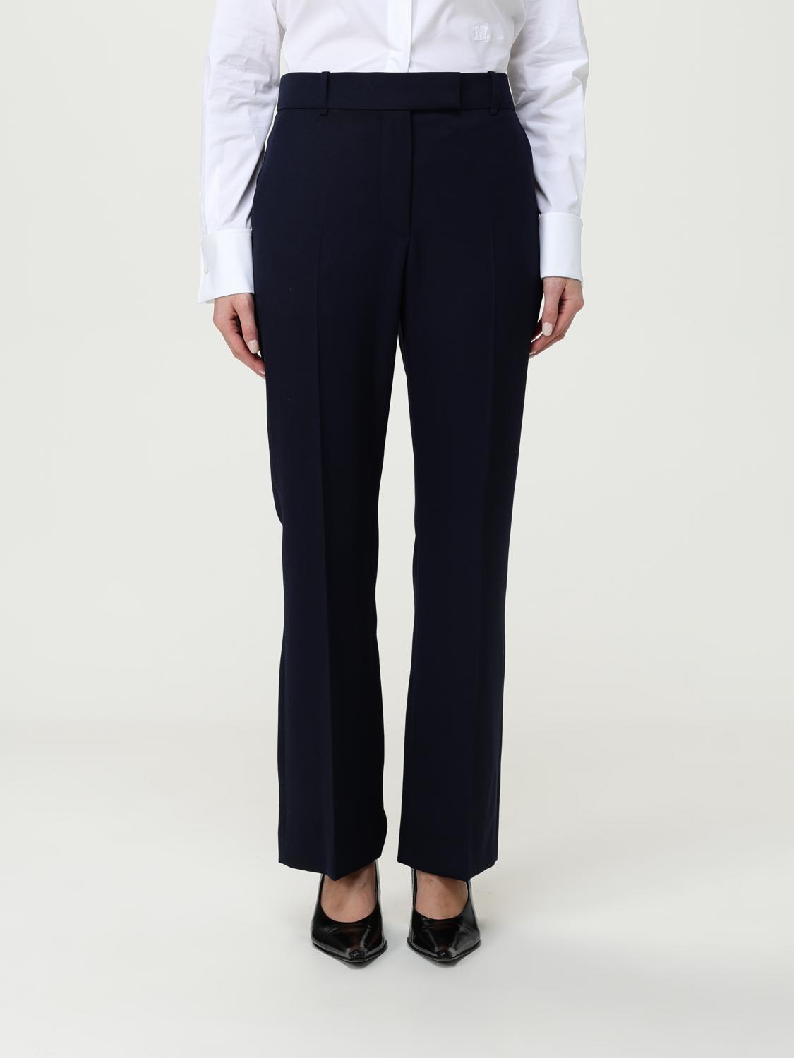 パンツ alexander mcqueen FW22 WIDE LEG PANTS (708651_QJAAC9066) Alexander Mcqueen Wide Pants In Black | ModeSens