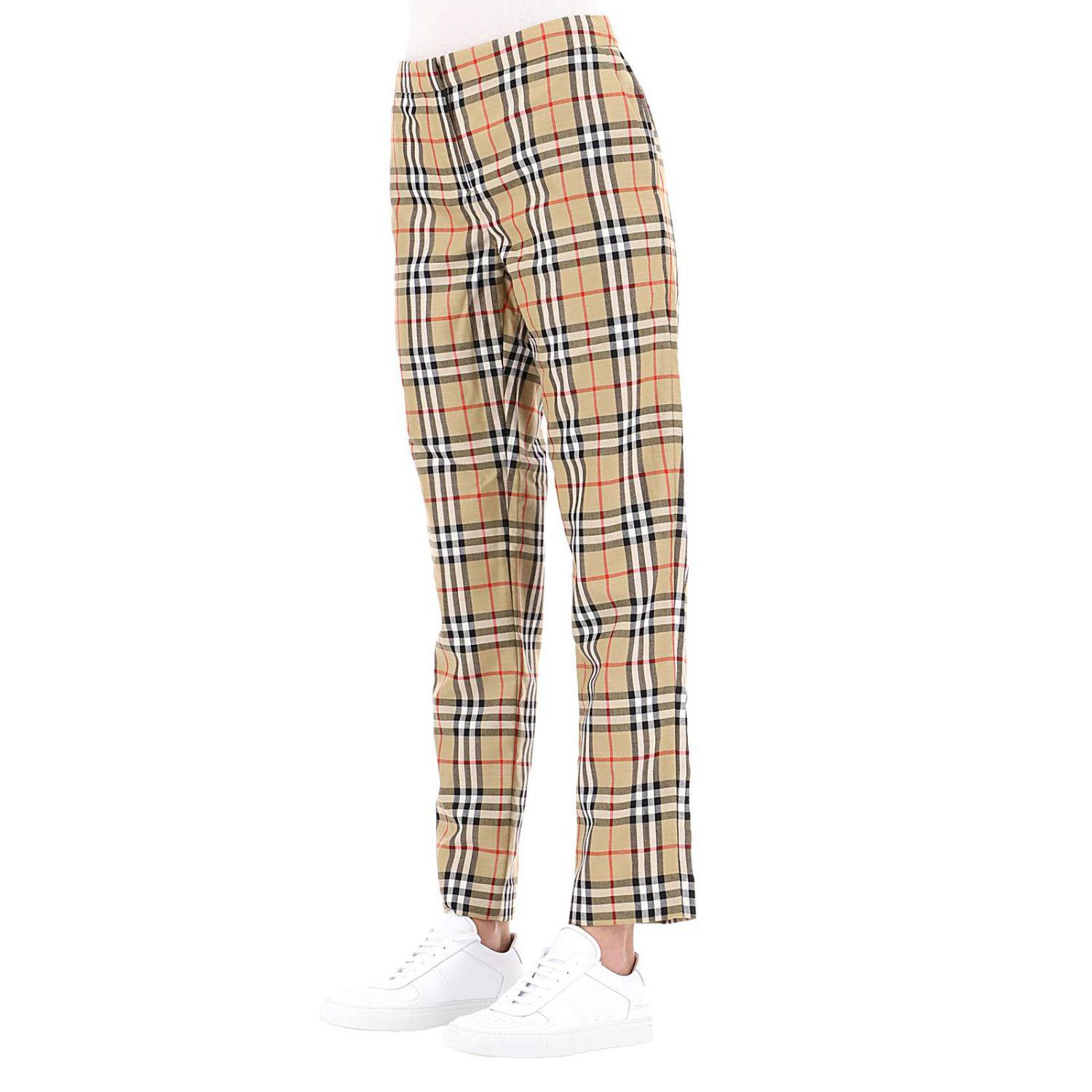 burberry trousers womens