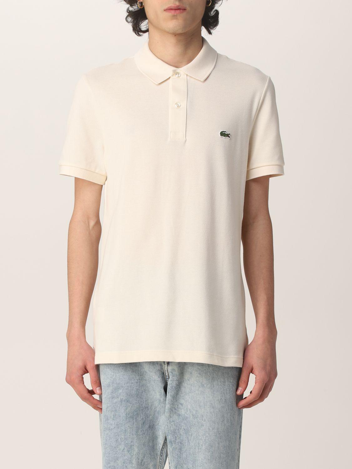 cream lacoste shirt