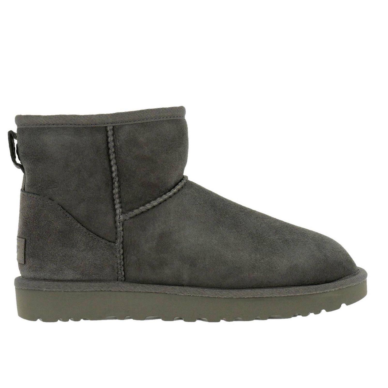 mini ugg boots grey