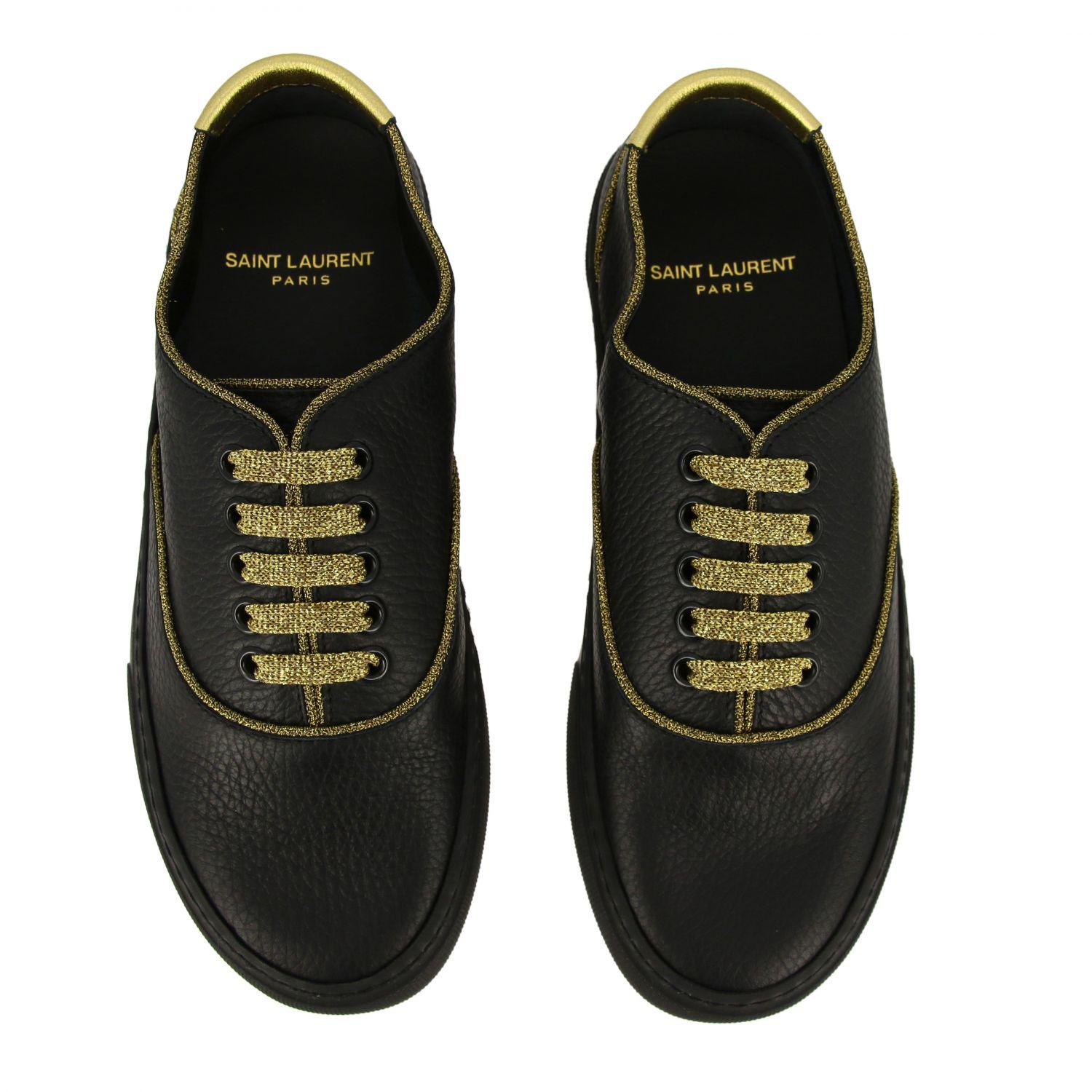 saint laurent trainers black