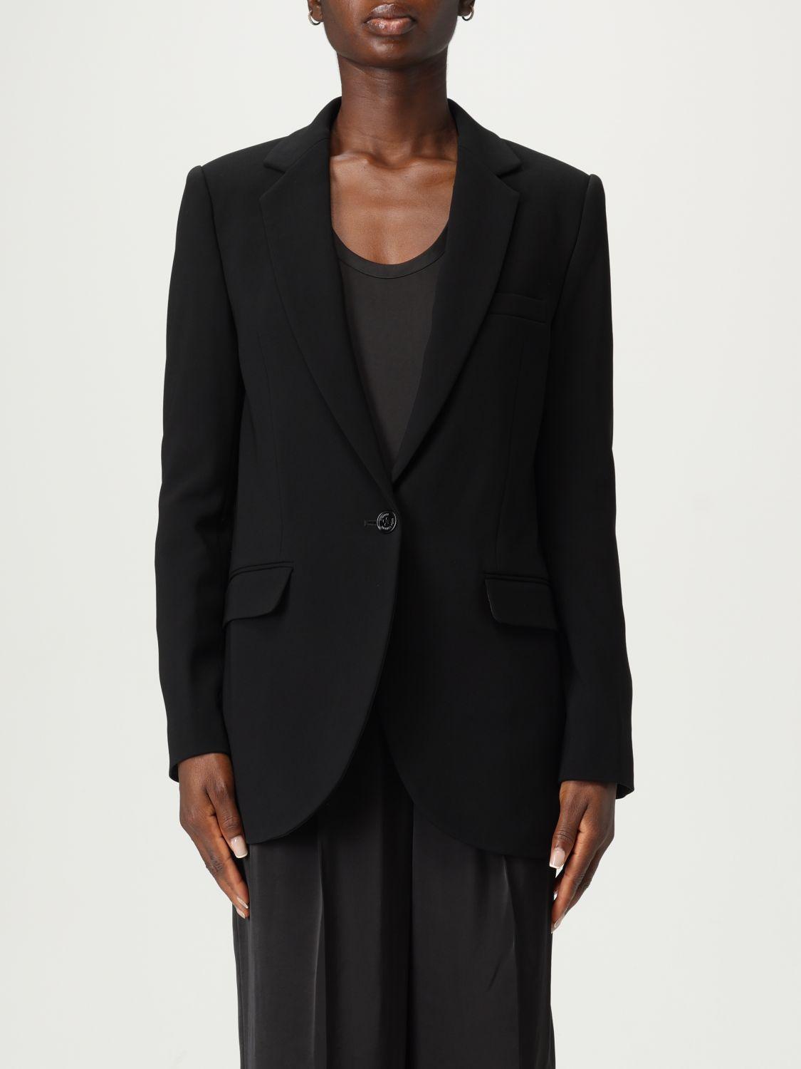 アウターその他 Michael Kors Woman Blazer Black MT520IQFAF 001 Leather Blouson Jacket | Michael Kors [SK]