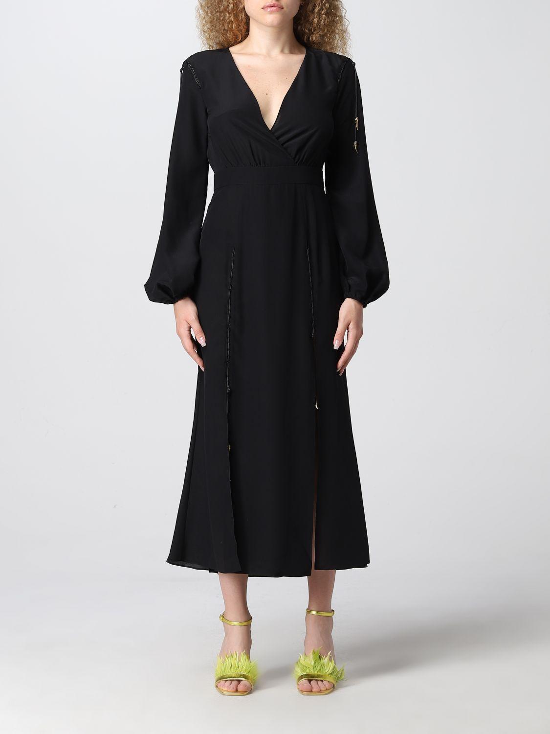 Roberto Cavalli Dress Woman in Black | Lyst
