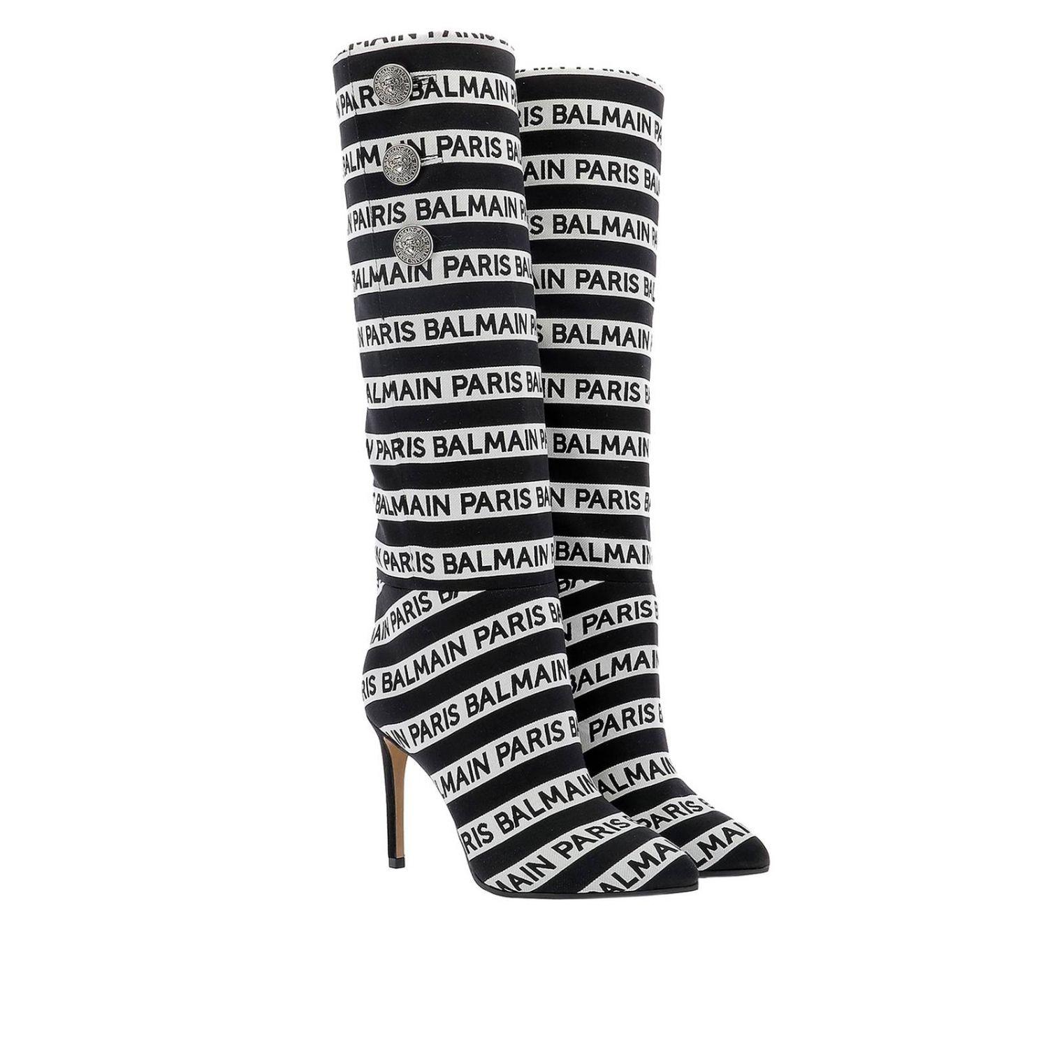 balmain paris boots