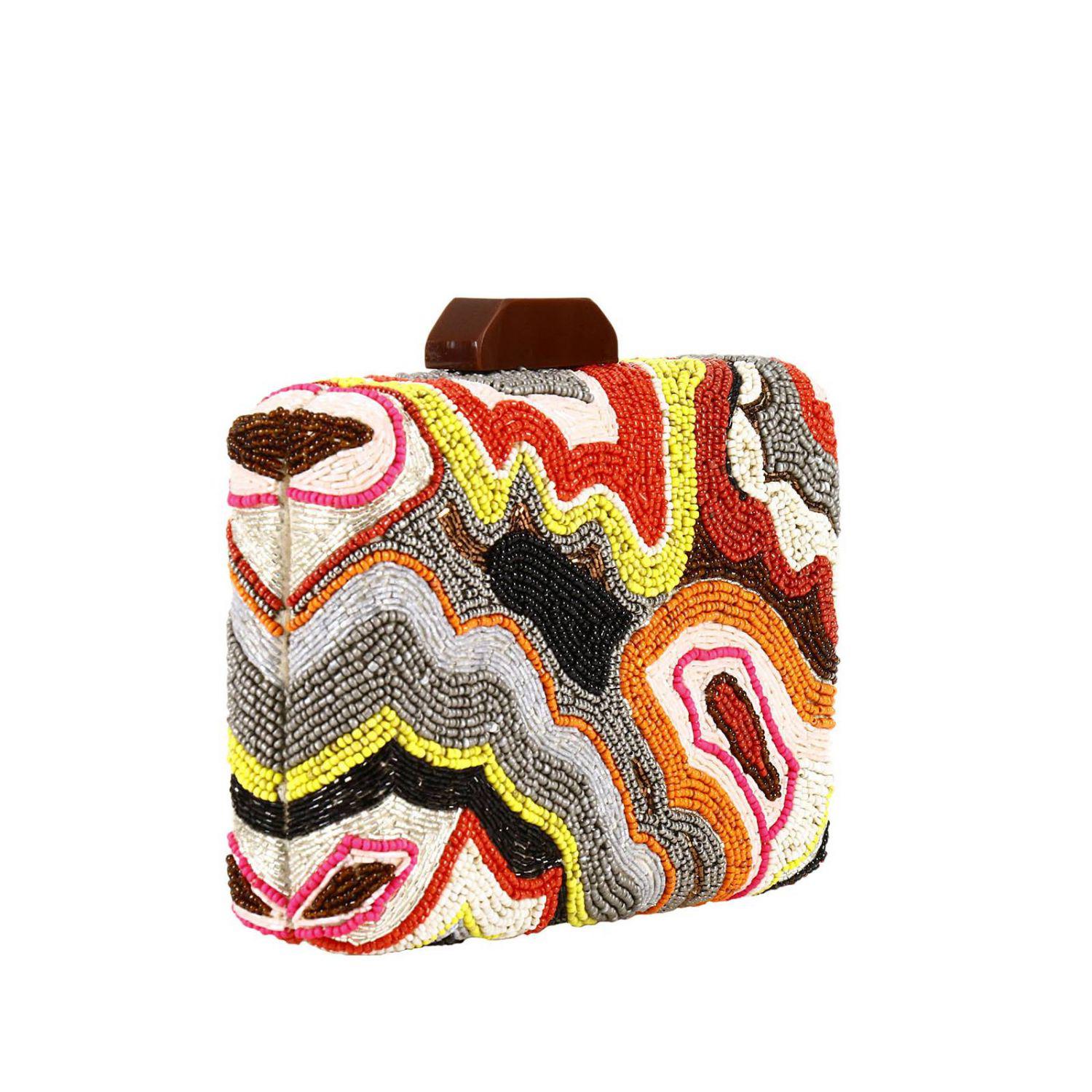 Maliparmi Cotton Clutch Women in Yellow | Lyst