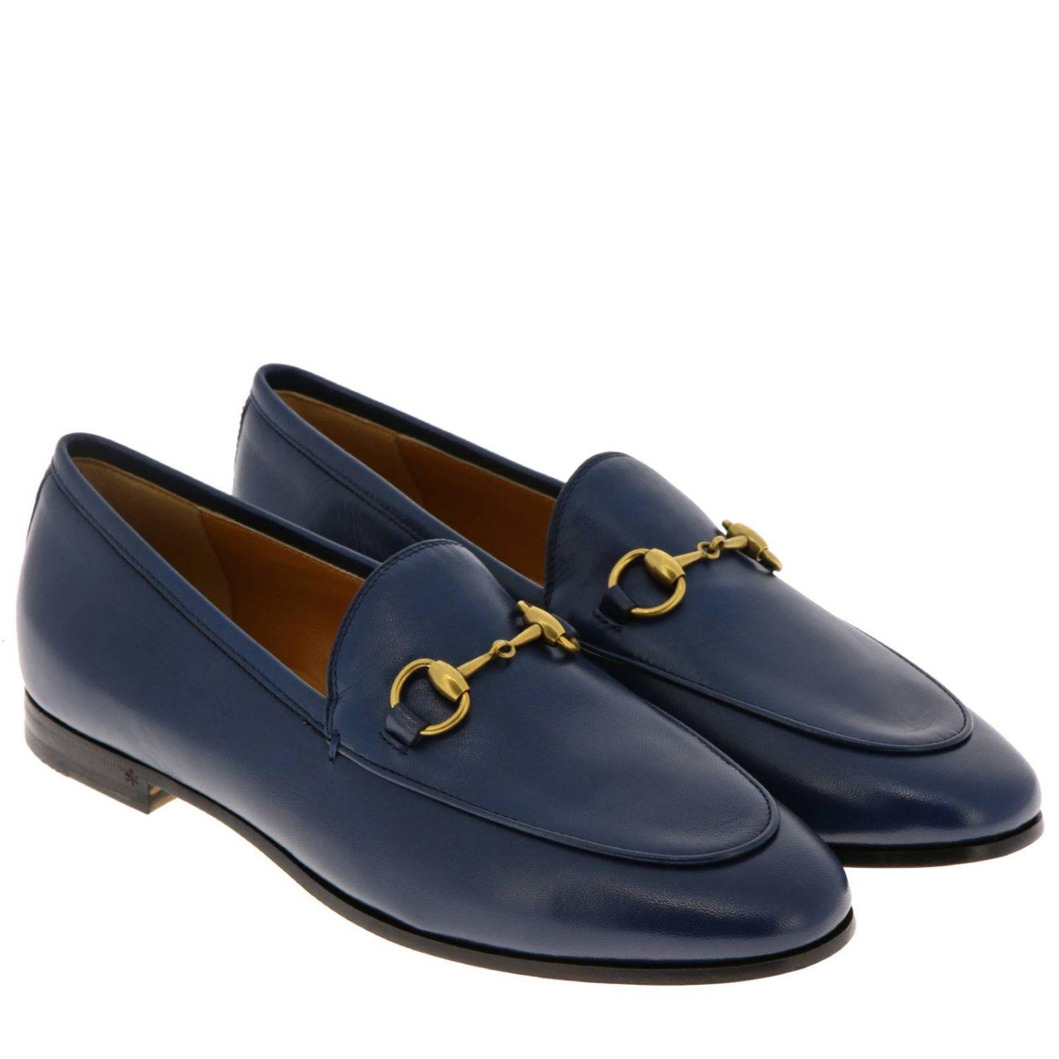 Gucci Loafers Shoes Women in Blue | Lyst