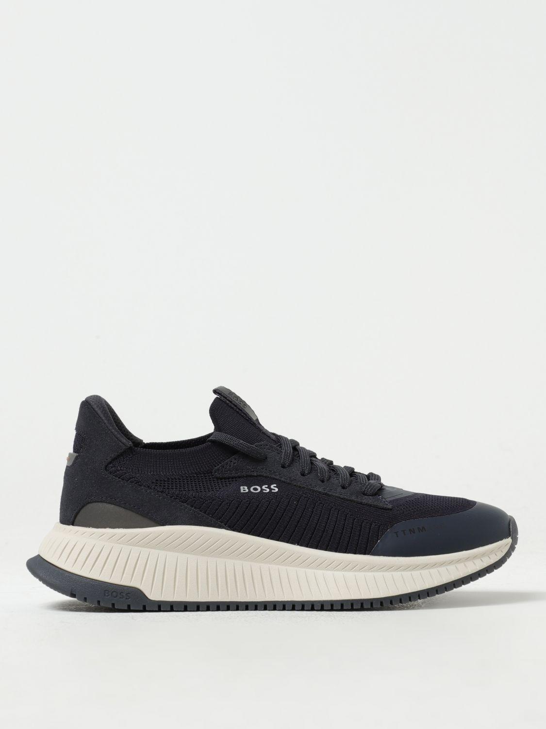 Boss clearance blue trainers