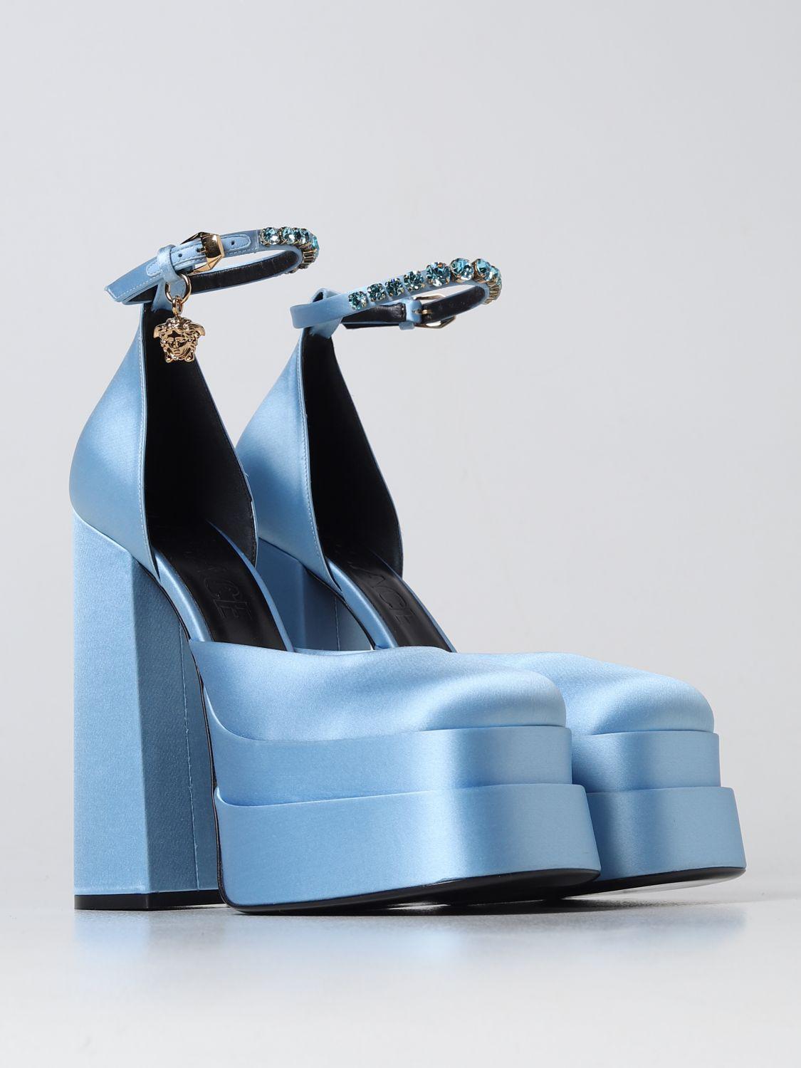 Versace Blue Heels Online | website.jkuat.ac.ke