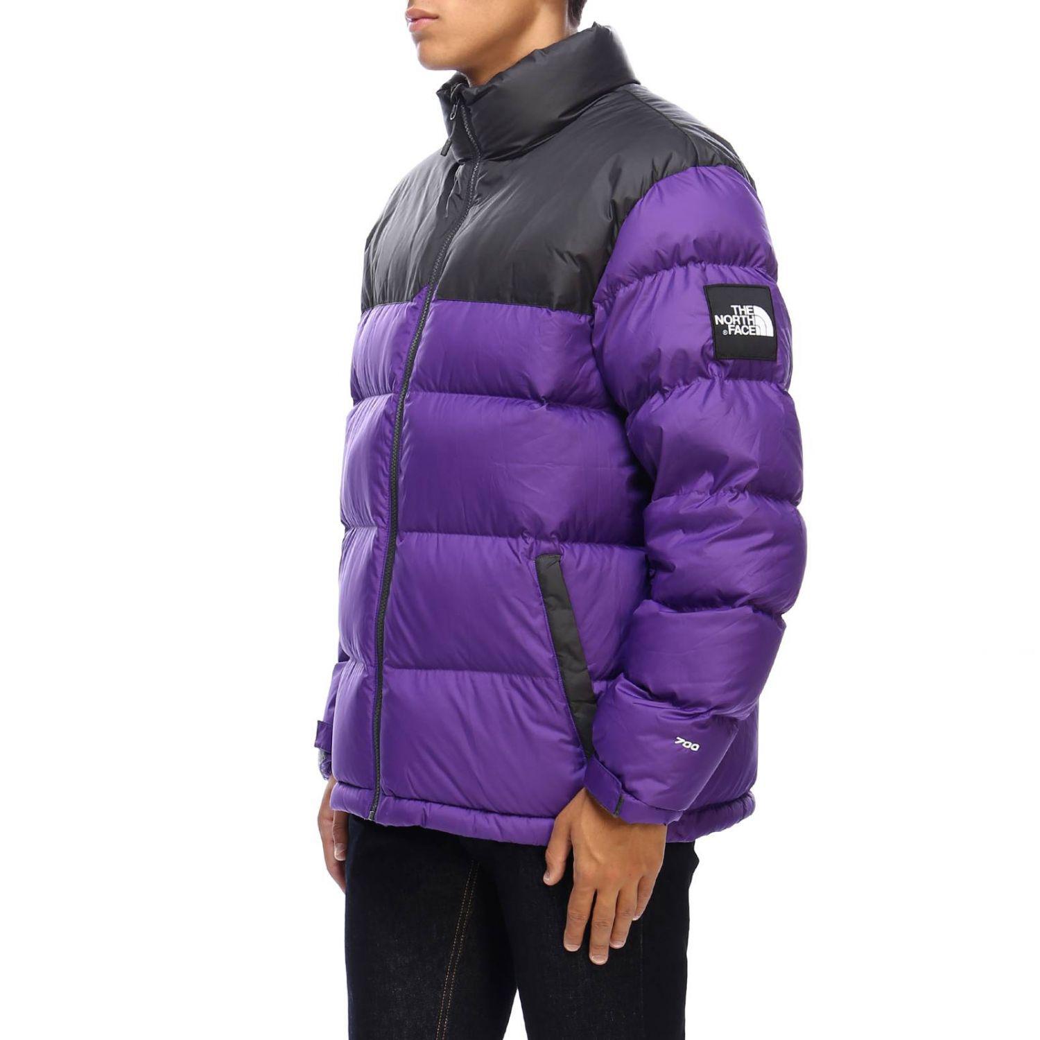the north face 1992 nuptse jacket in purple