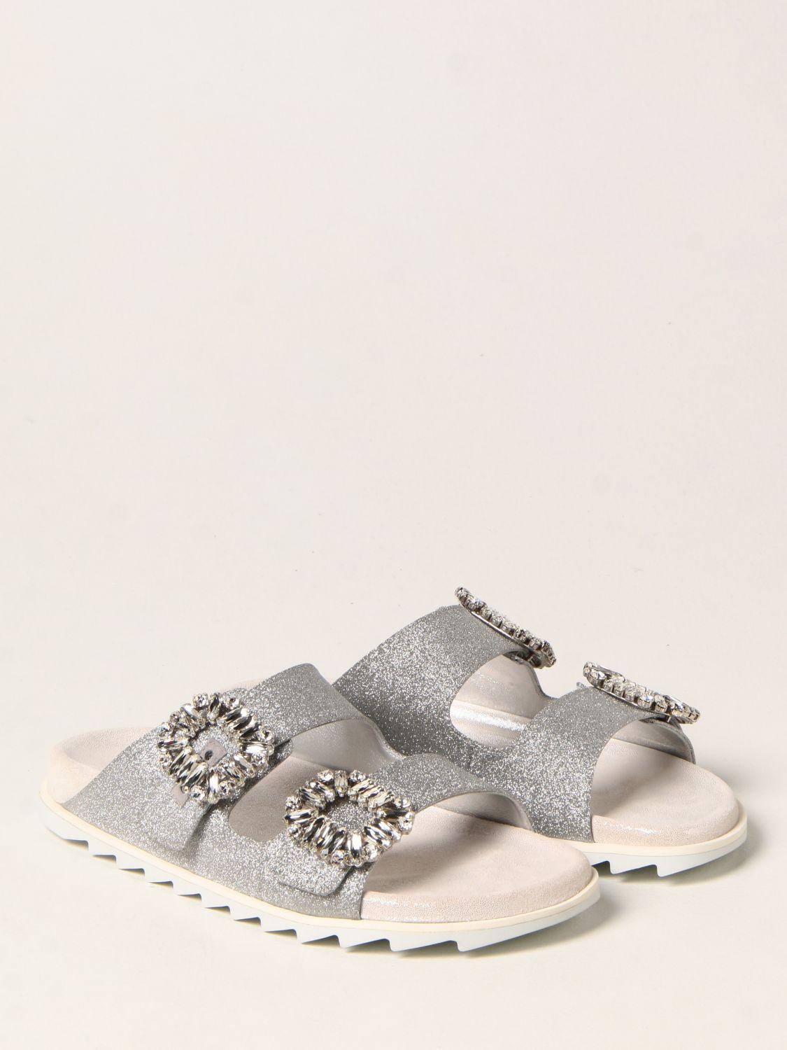 roger vivier flat sandals