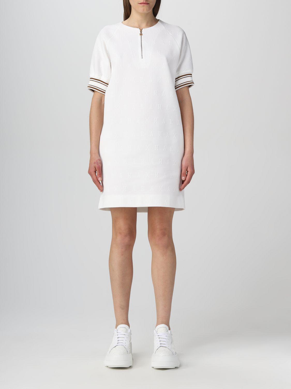 Max Mara Dress in White | Lyst