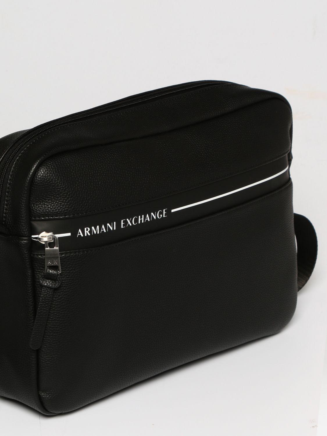 Armani Exchange Shoulder Bag in Black for Men | Lyst