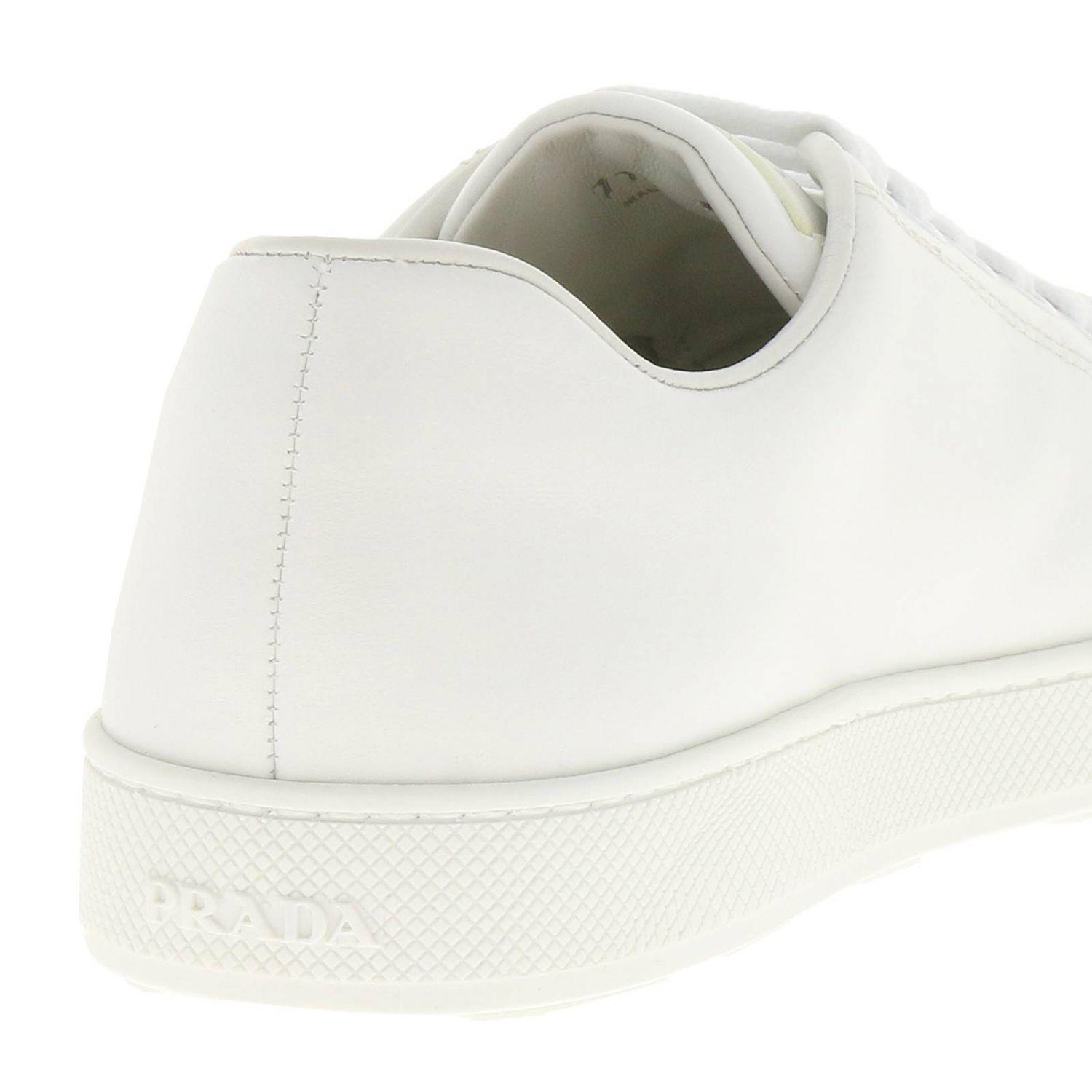 prada low top sneakers white
