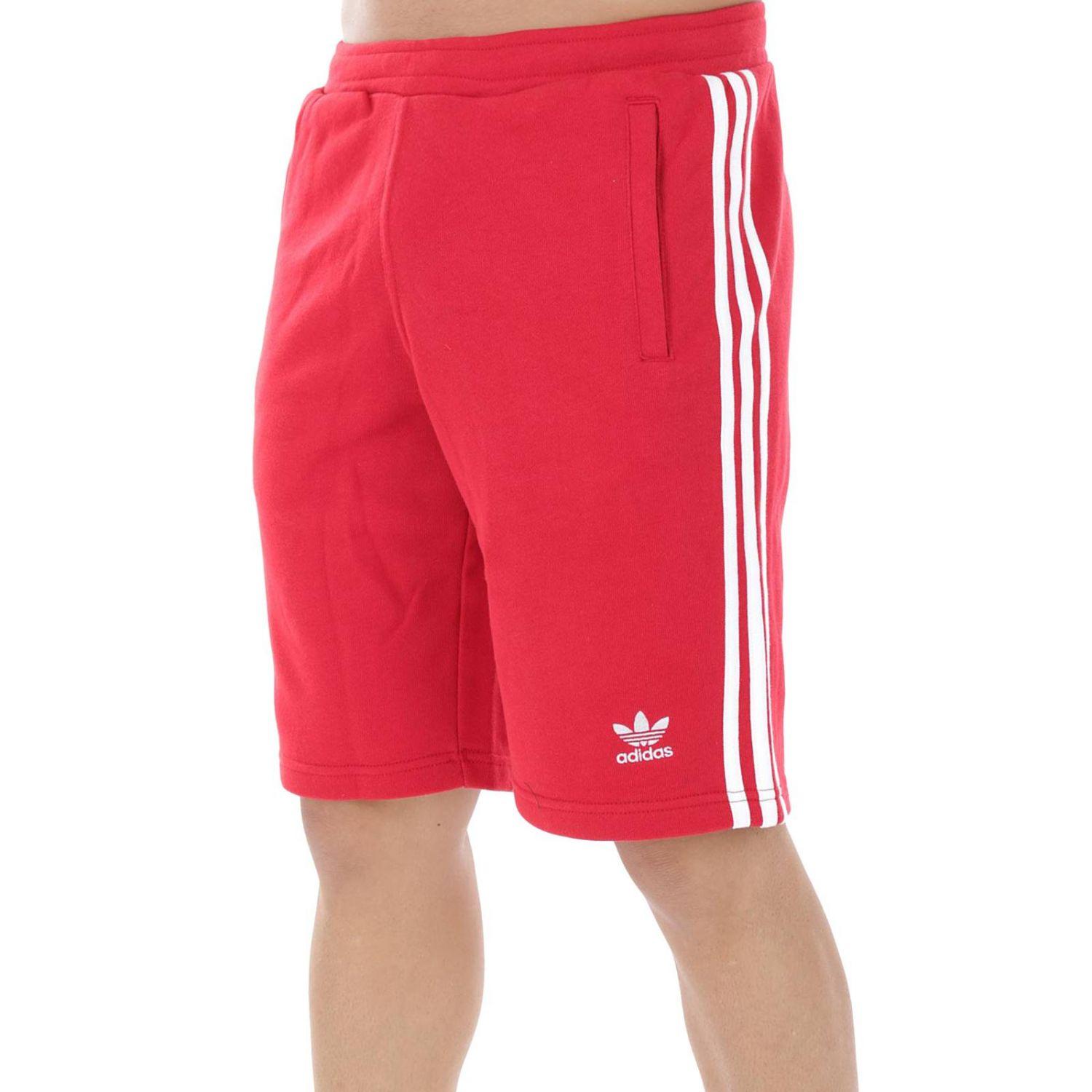 adidas shorts men red