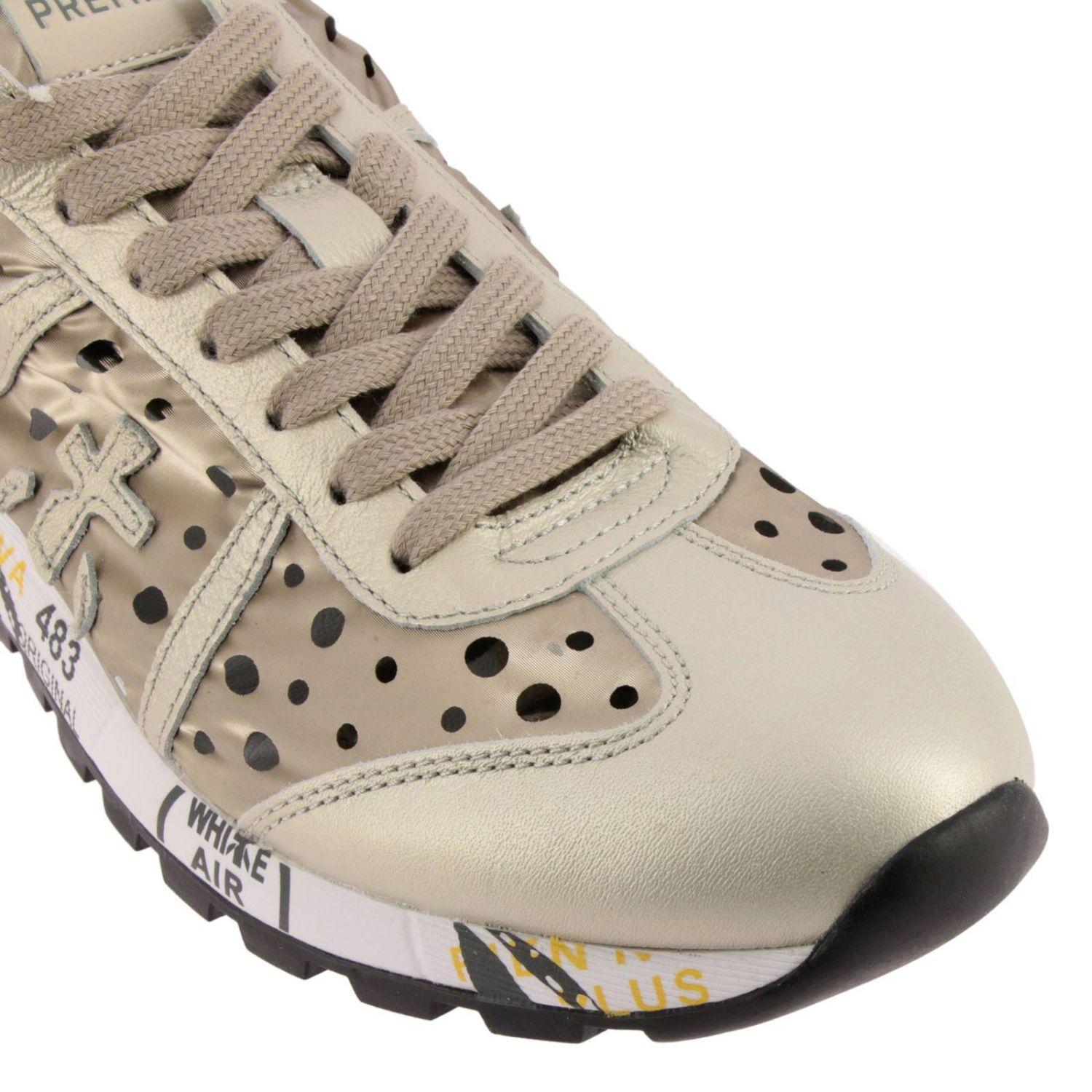 Premiata Women's Sneakers in Gold (Metallic) Lyst
