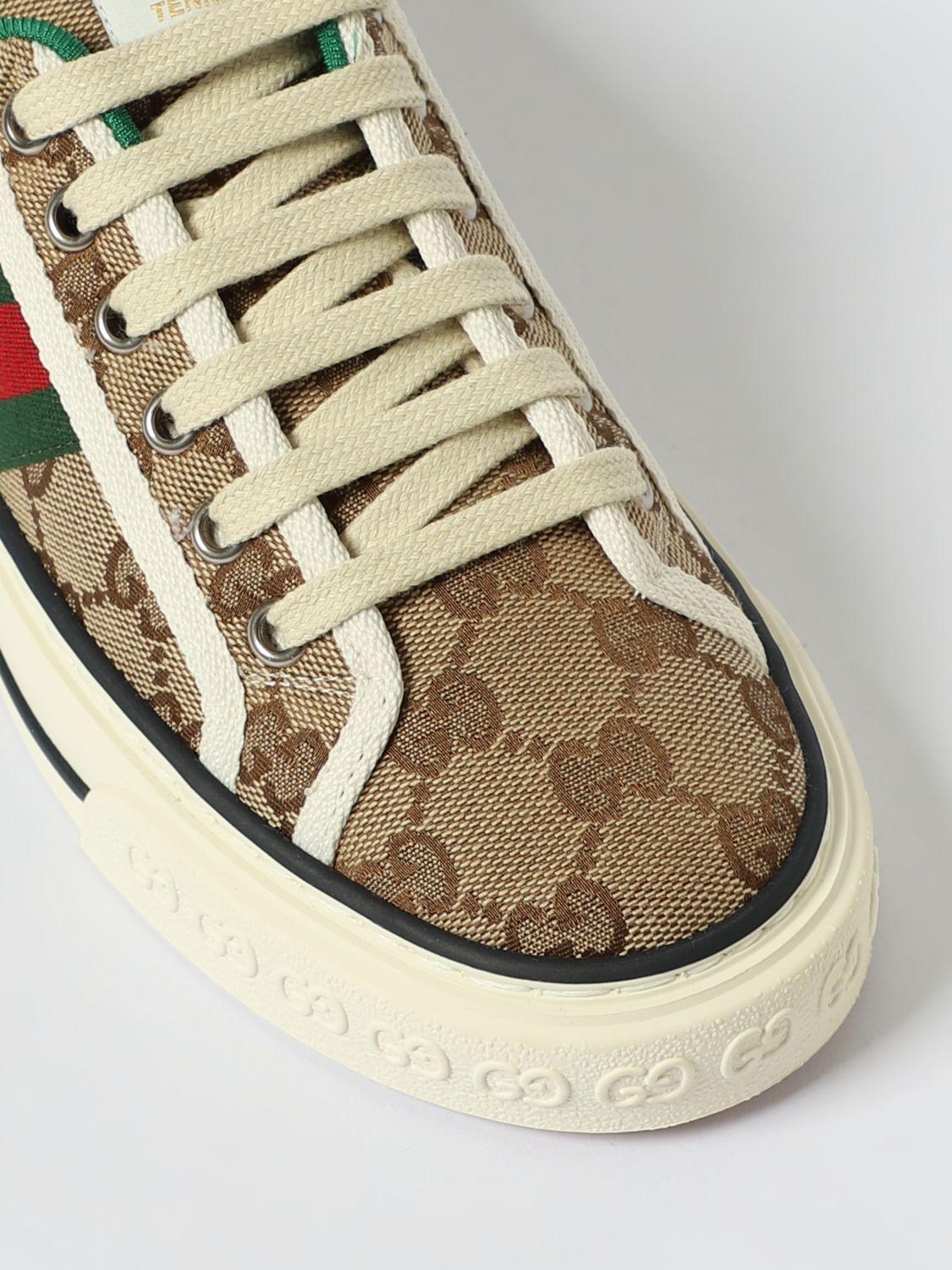 GUCCI EMBROIDERY GG SUPREME LOW TOP SNEAKER -NAVY BLUE -MEN’S UK 9 -NEW GUCCI ACE MEN`S SNEAKER WITH WEB DETAIL – Suit Negozi Row main image 3